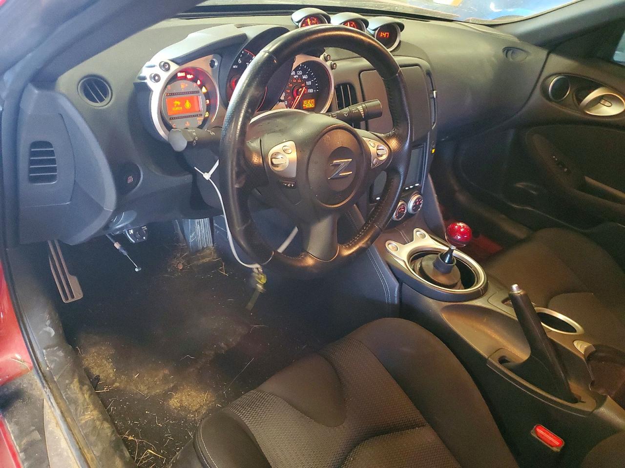 2010 Nissan 370z Base Red vin: JN1AZ4EHXAM500079