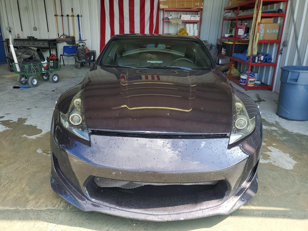 2010 Nissan 370z Base Burgundy vin: JN1AZ4EHXAM503015