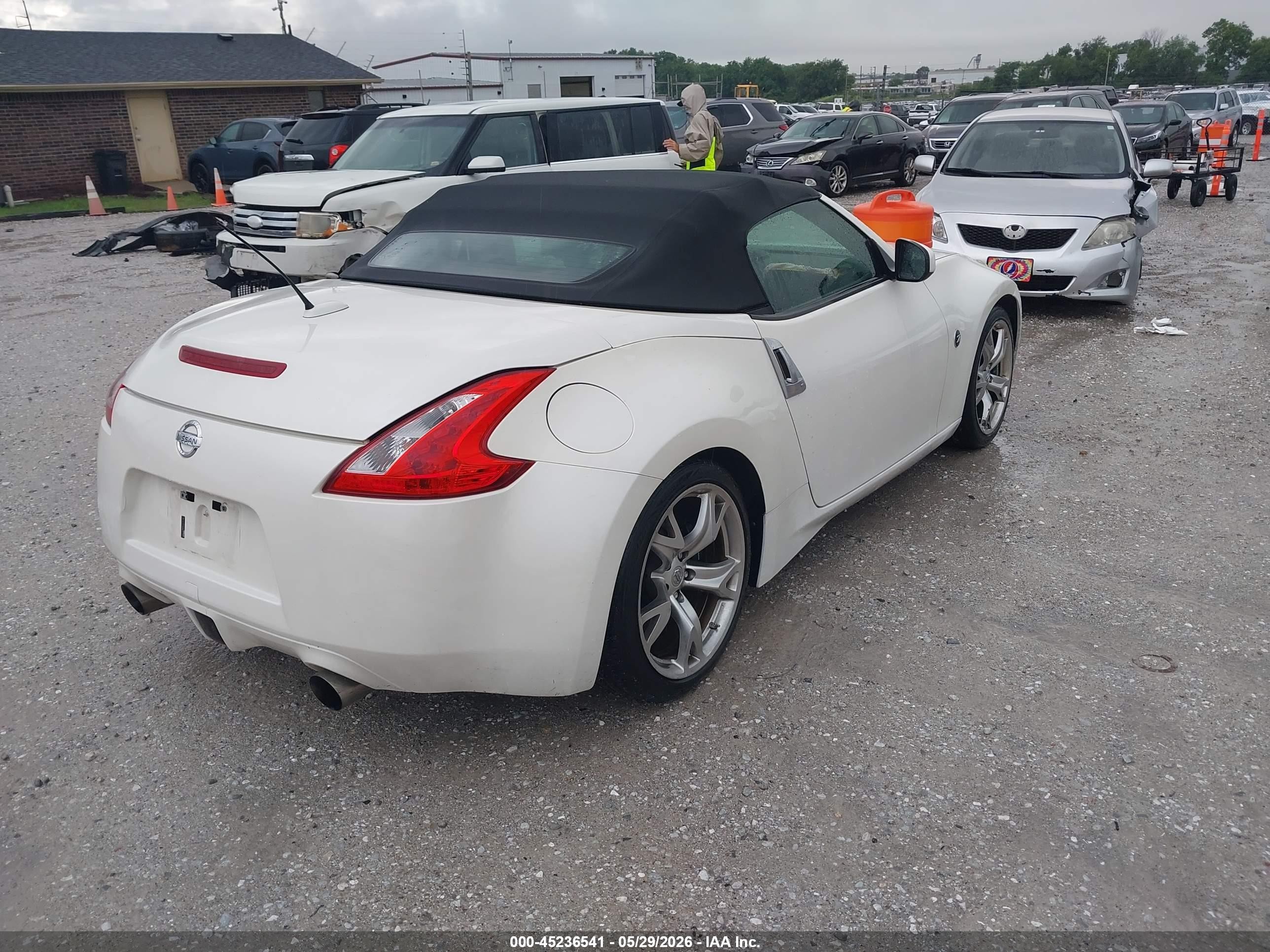 2010 Nissan 370z Touring White vin: JN1AZ4FH0AM301993