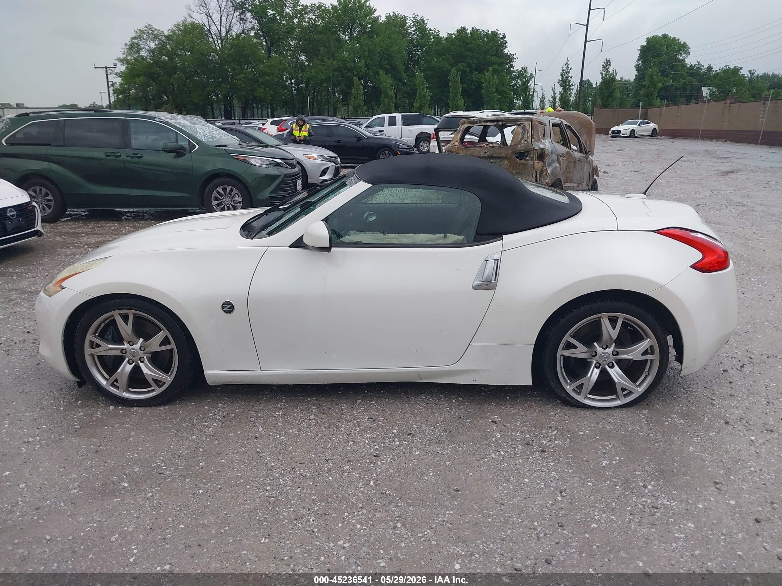 2010 Nissan 370z Touring White vin: JN1AZ4FH0AM301993