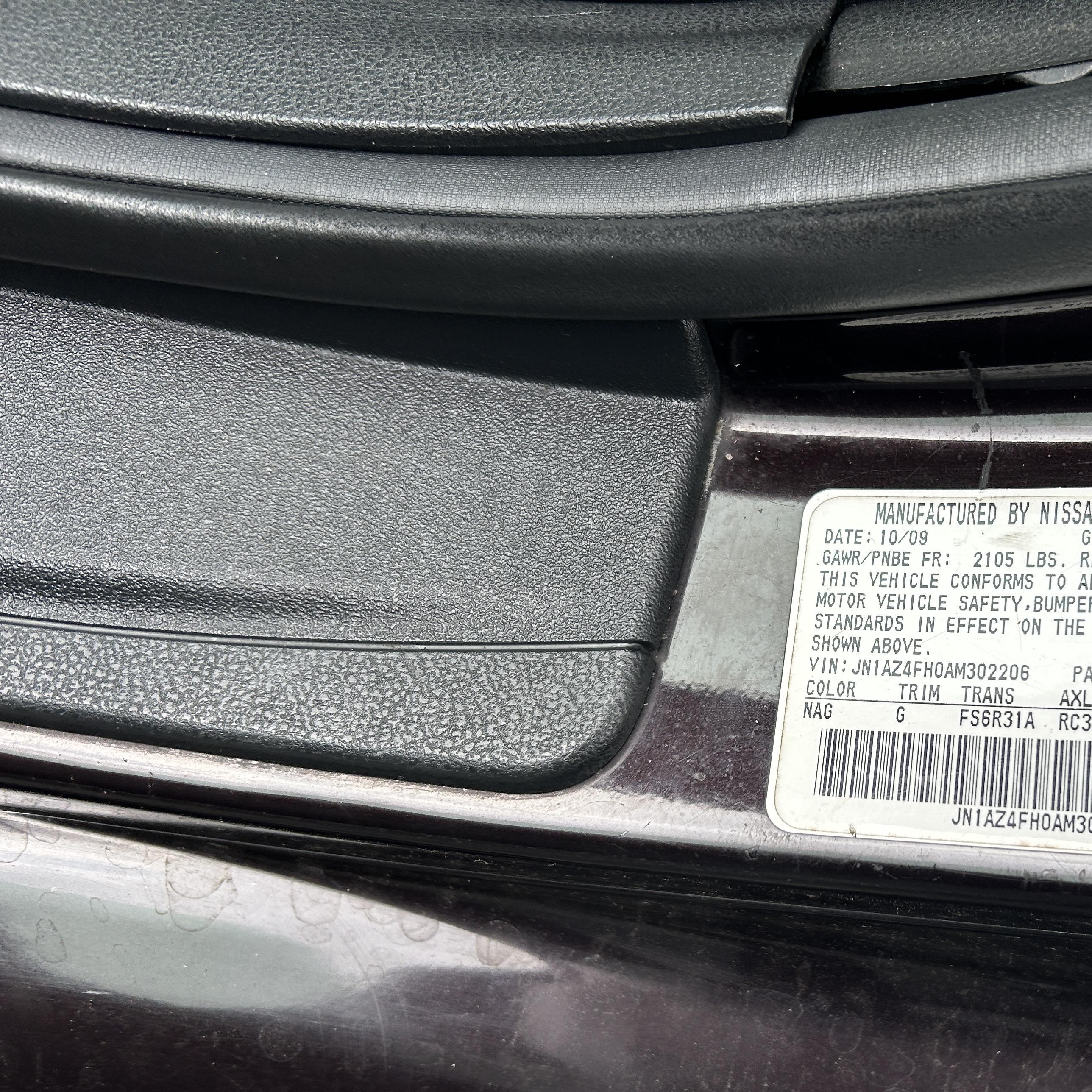 2010 Nissan 370z   vin: JN1AZ4FH0AM302206