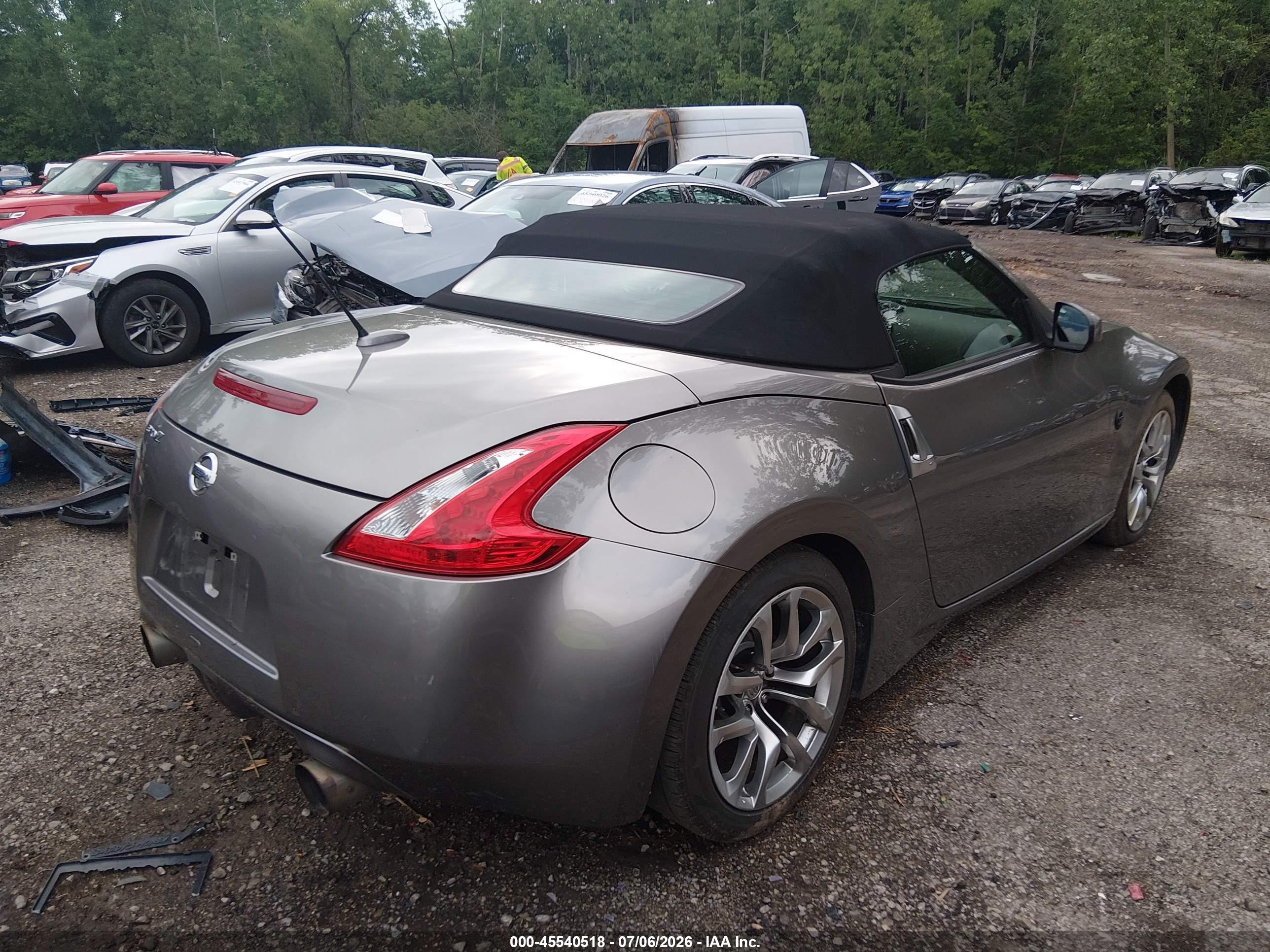 2010 Nissan 370z Touring Silver vin: JN1AZ4FH1AM301274