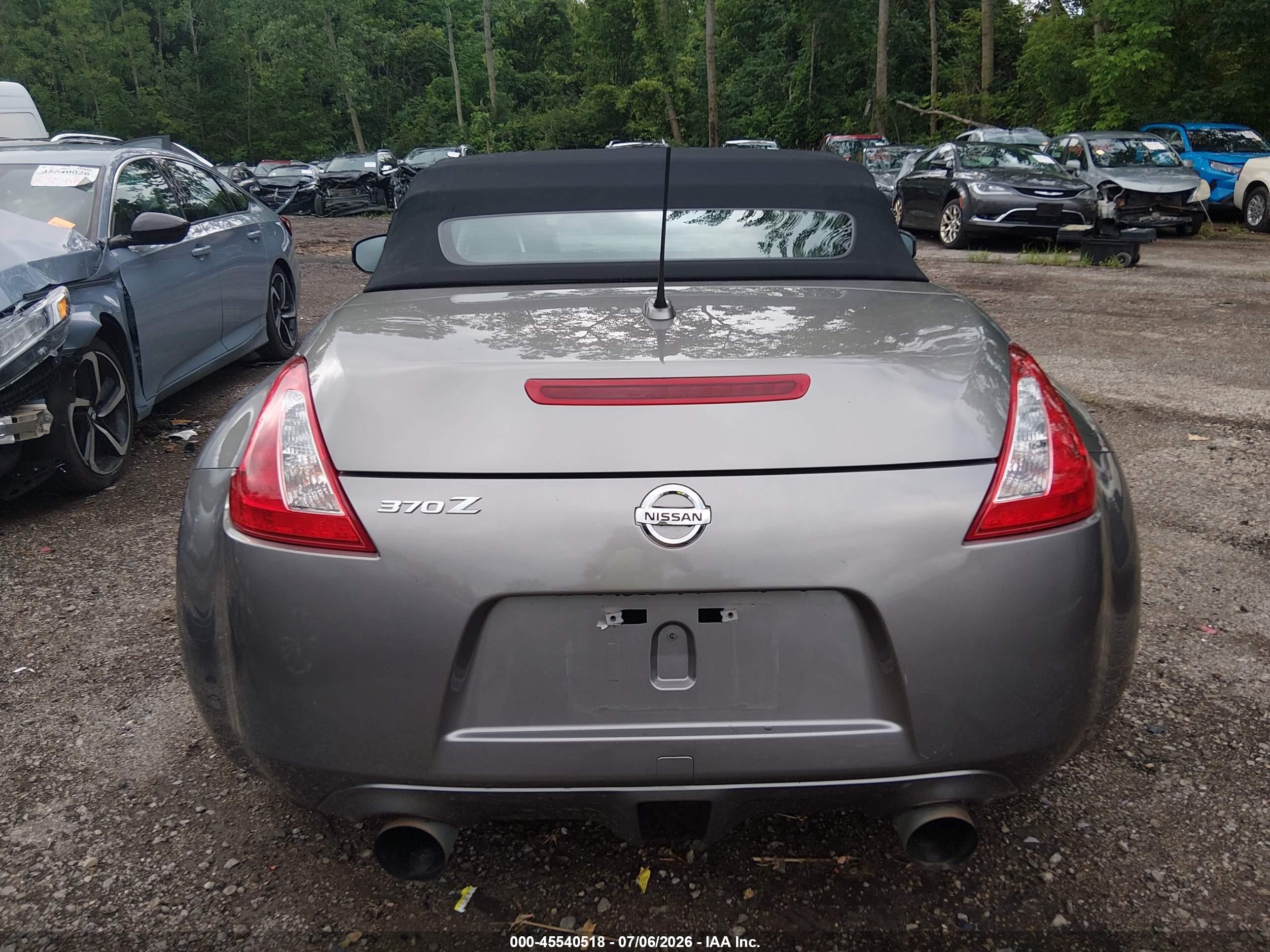 2010 Nissan 370z Touring Silver vin: JN1AZ4FH1AM301274