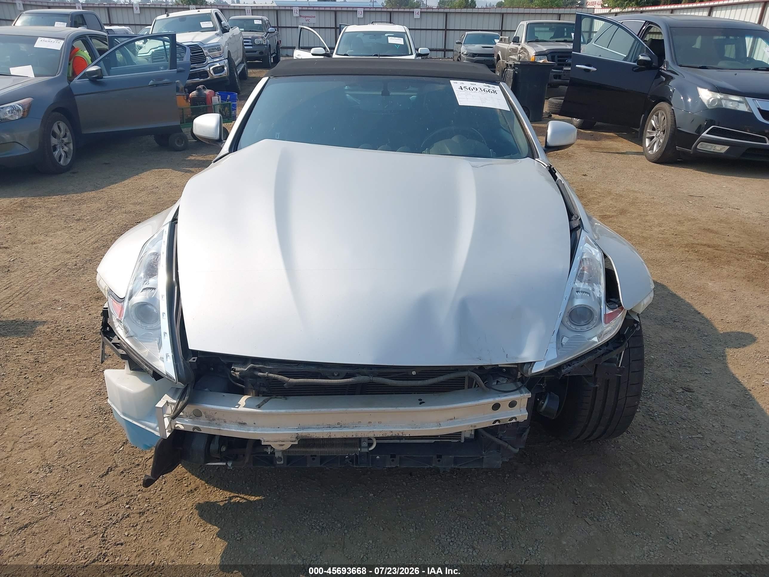 2011 Nissan 370z Touring Silver vin: JN1AZ4FH1BM360052