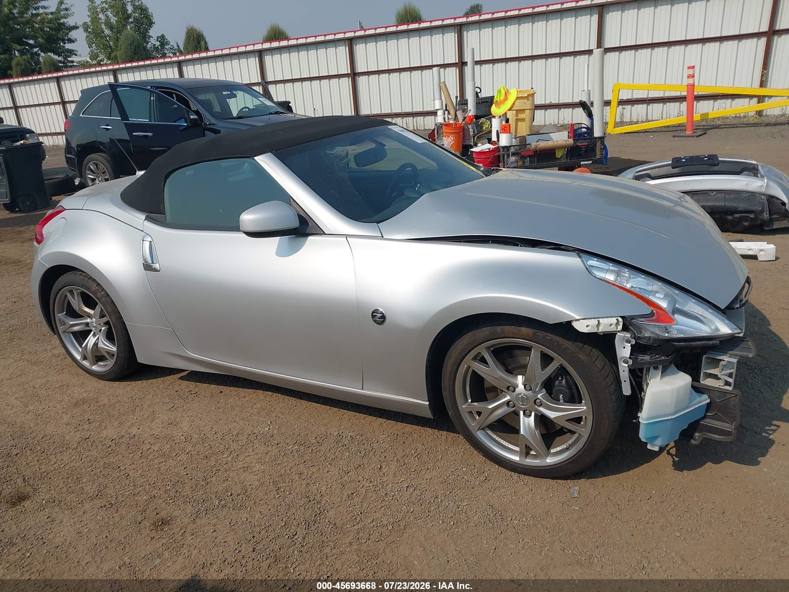 2011 Nissan 370z Touring Silver vin: JN1AZ4FH1BM360052