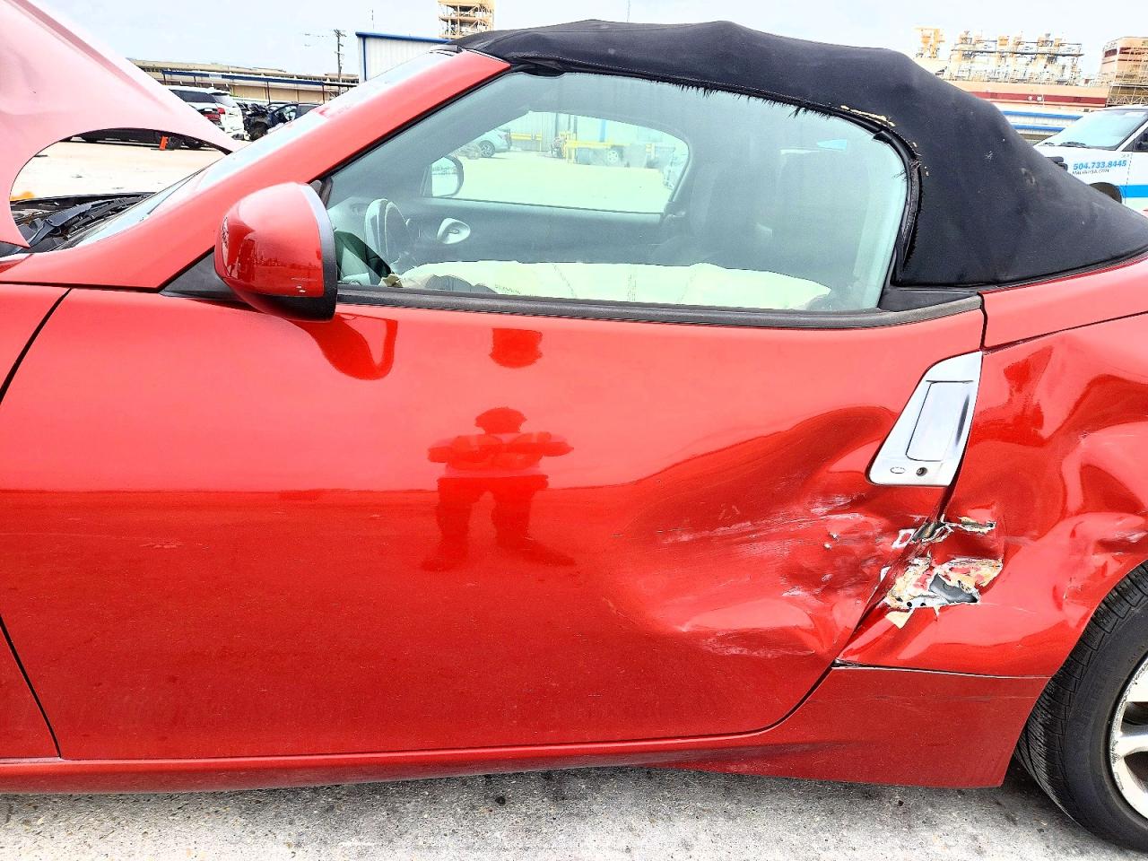 2013 Nissan 370z Roadster Red vin: JN1AZ4FH1DM790330