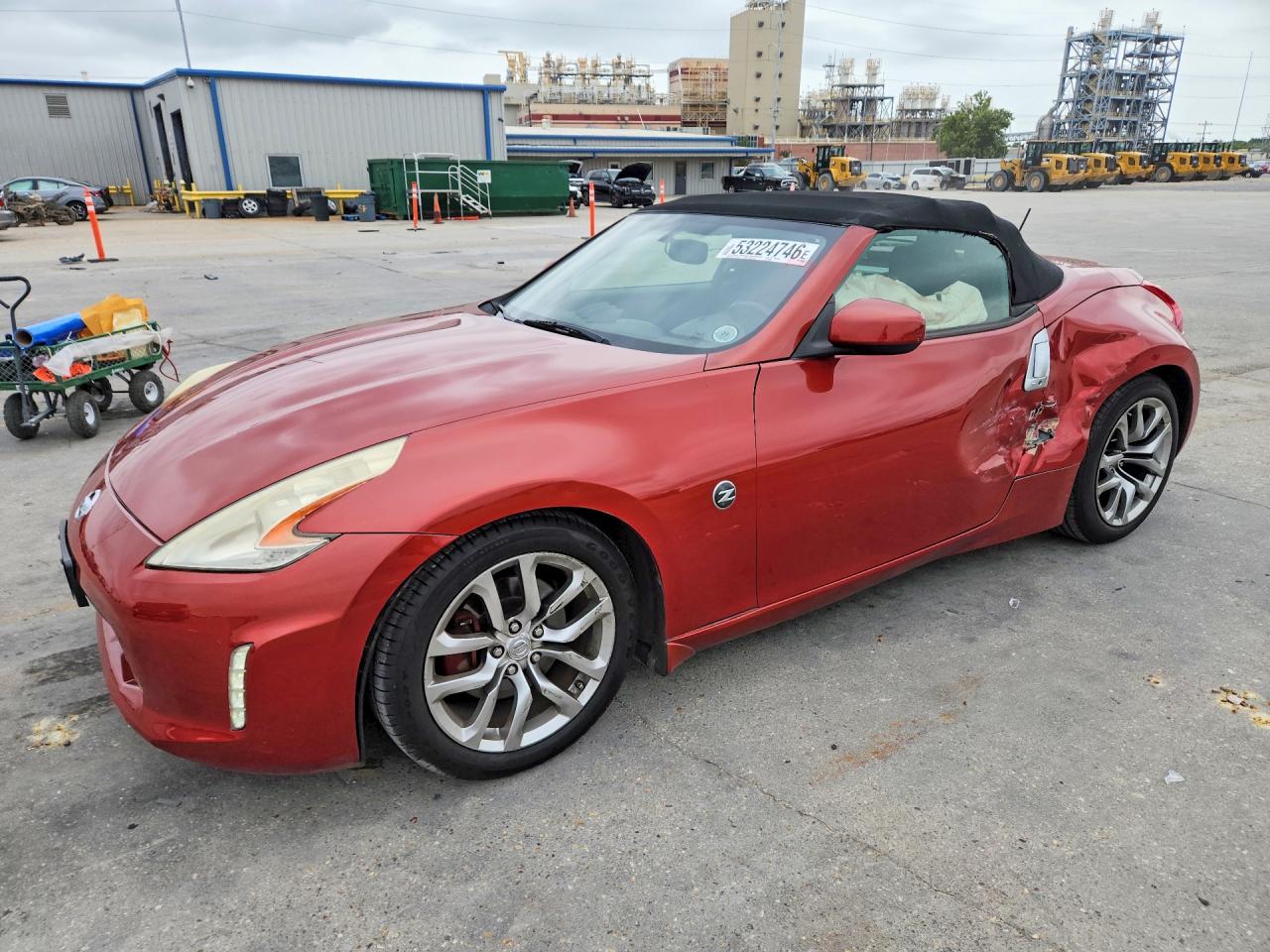 2013 Nissan 370z Roadster Red vin: JN1AZ4FH1DM790330