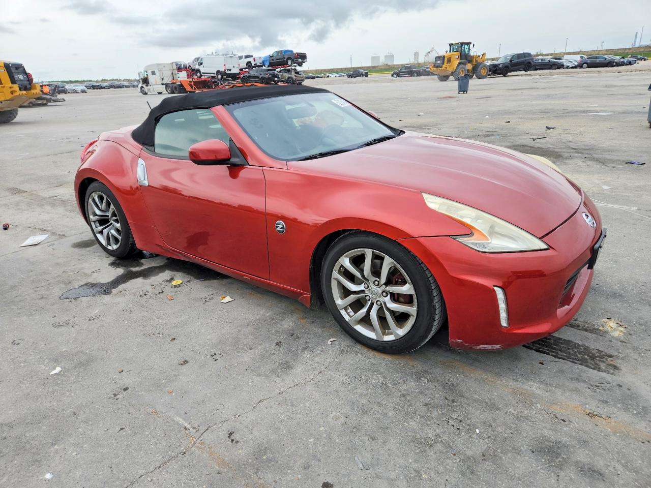 2013 Nissan 370z Roadster Red vin: JN1AZ4FH1DM790330