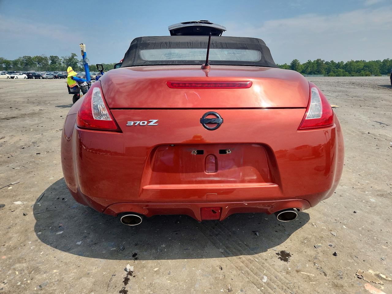 2014 Nissan 370z Roadster Orange vin: JN1AZ4FH2EM620138