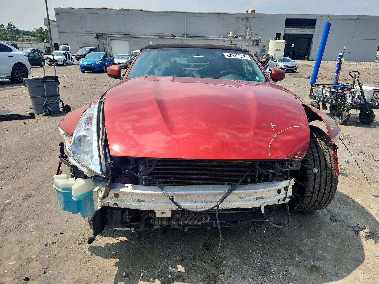 2014 Nissan 370z Roadster Orange vin: JN1AZ4FH2EM620138