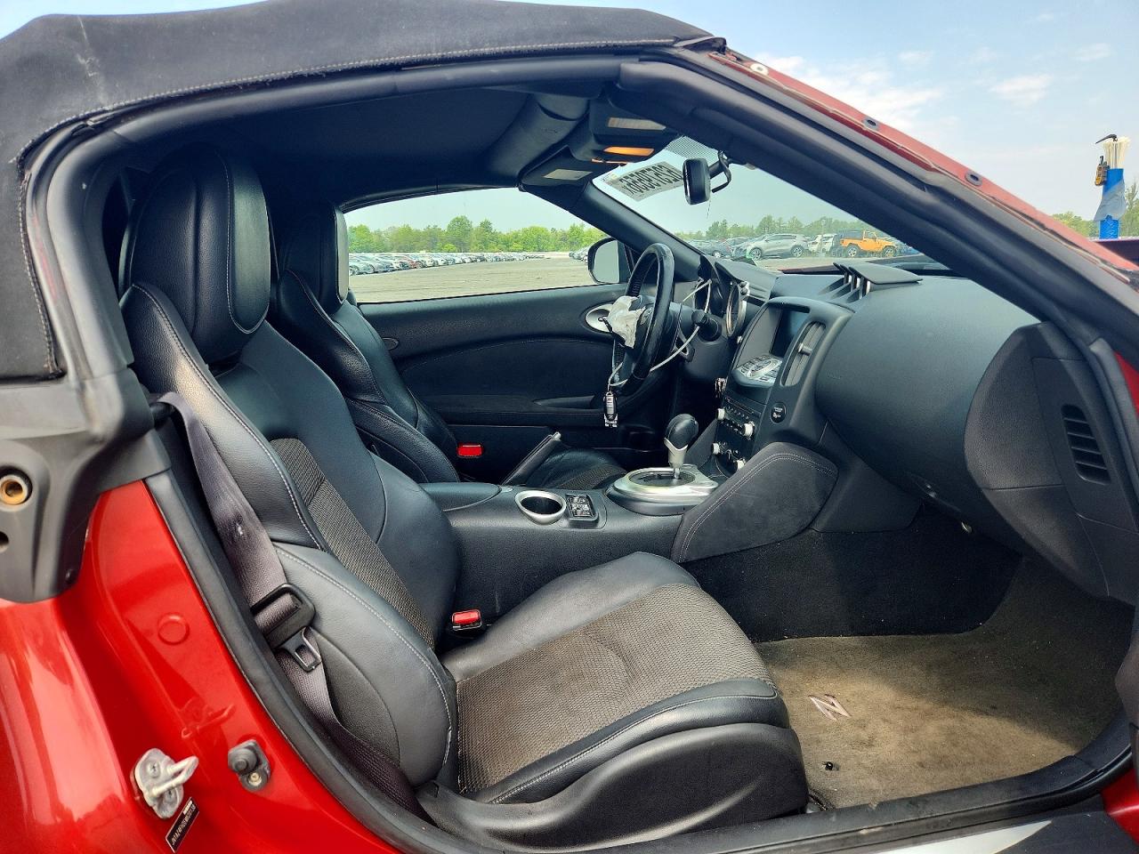 2014 Nissan 370z Roadster Orange vin: JN1AZ4FH2EM620138