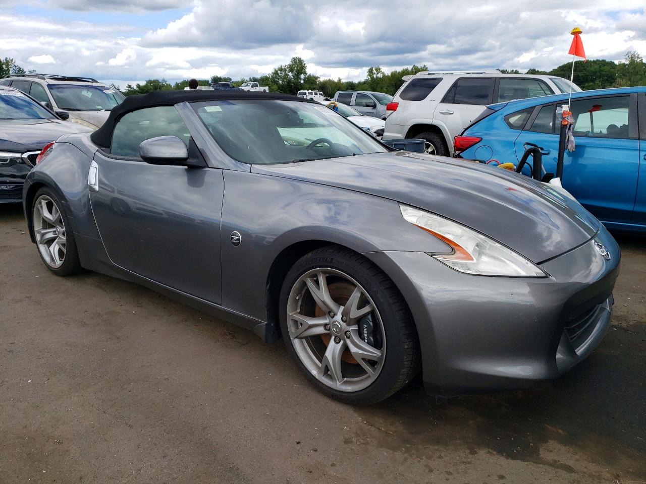 2012 Nissan 370z Roadster Gray vin: JN1AZ4FH4CM370513