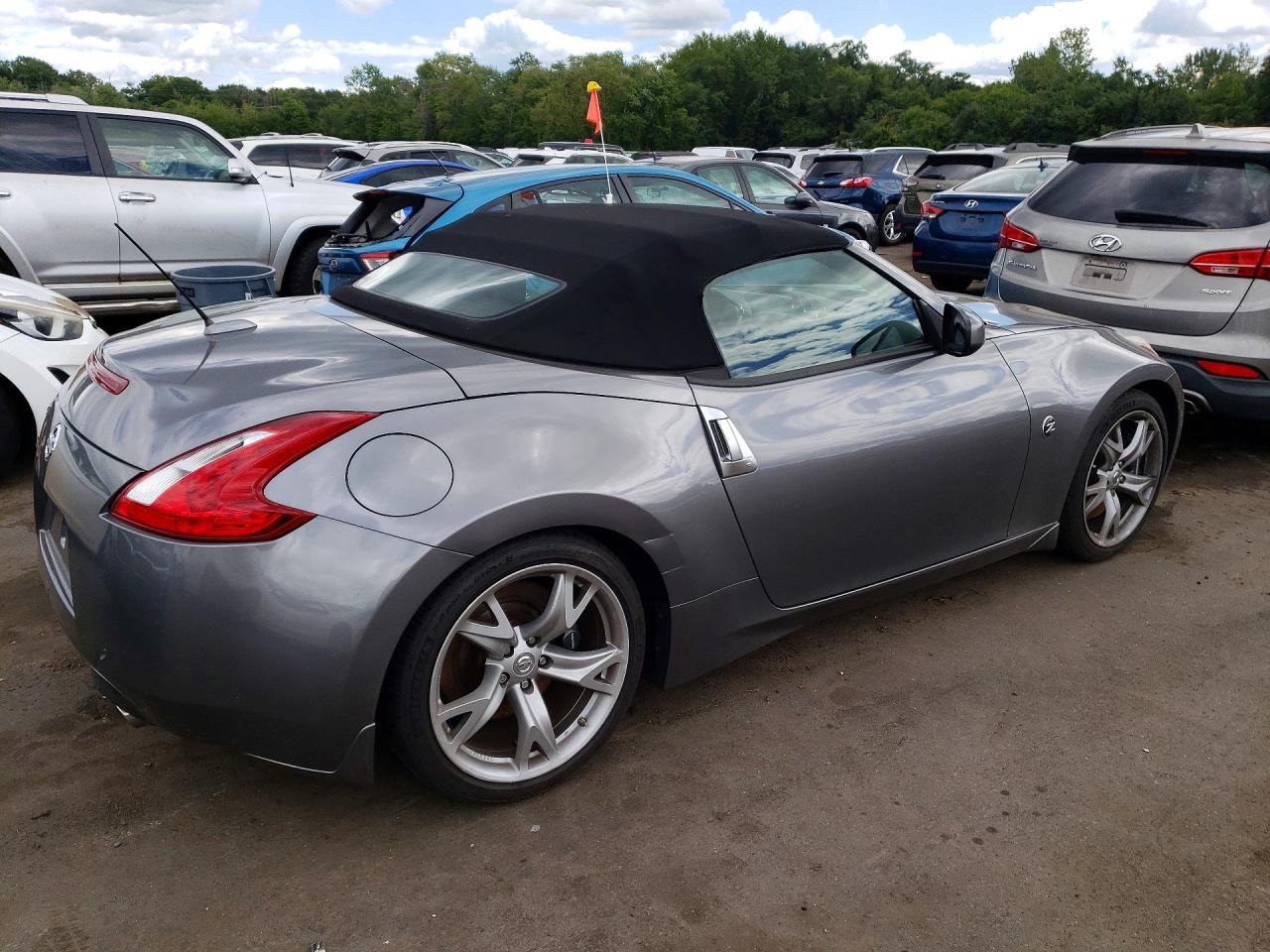 2012 Nissan 370z Roadster Gray vin: JN1AZ4FH4CM370513