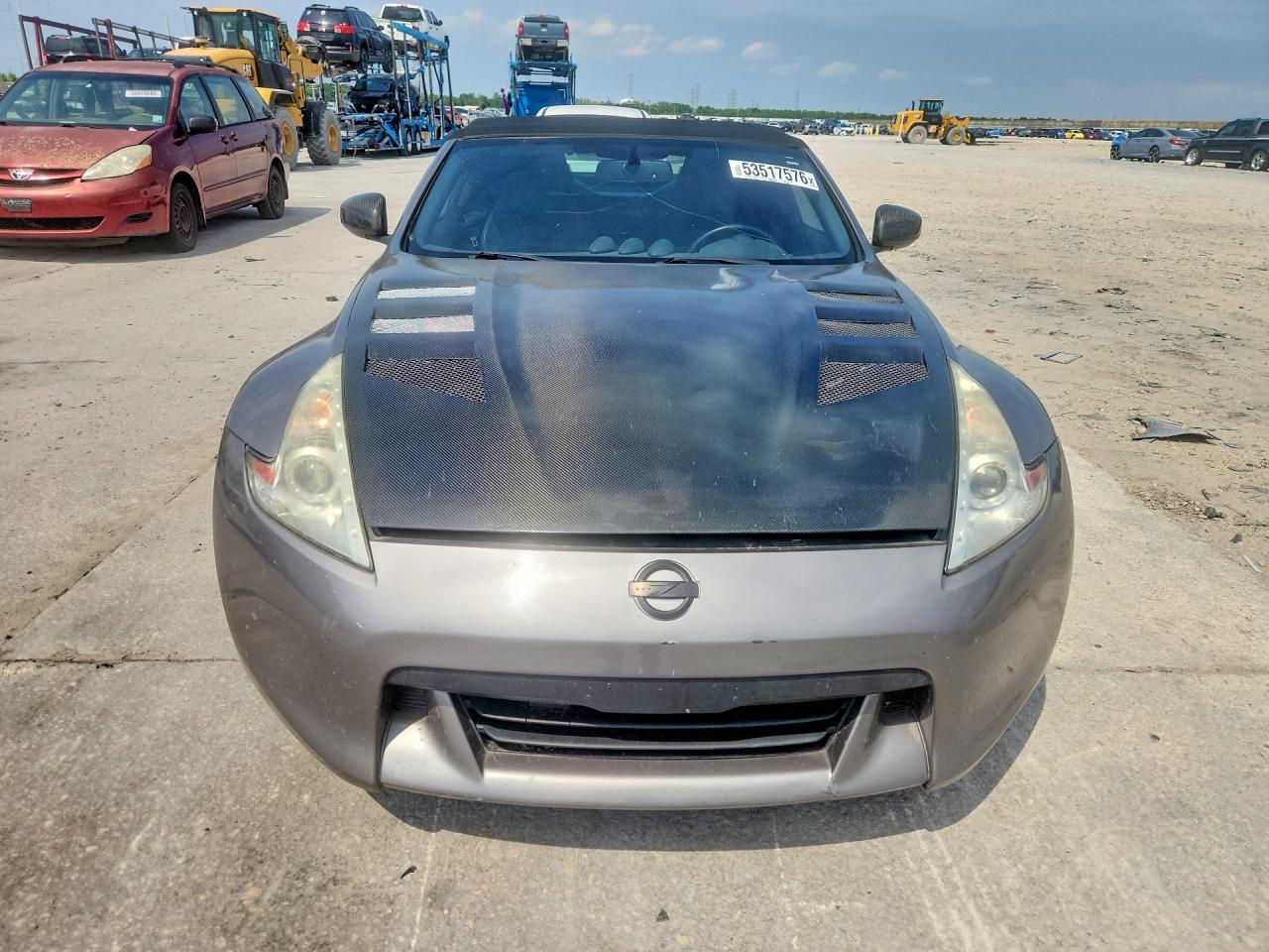2010 Nissan 370z Roadster Gray vin: JN1AZ4FH5AM300211