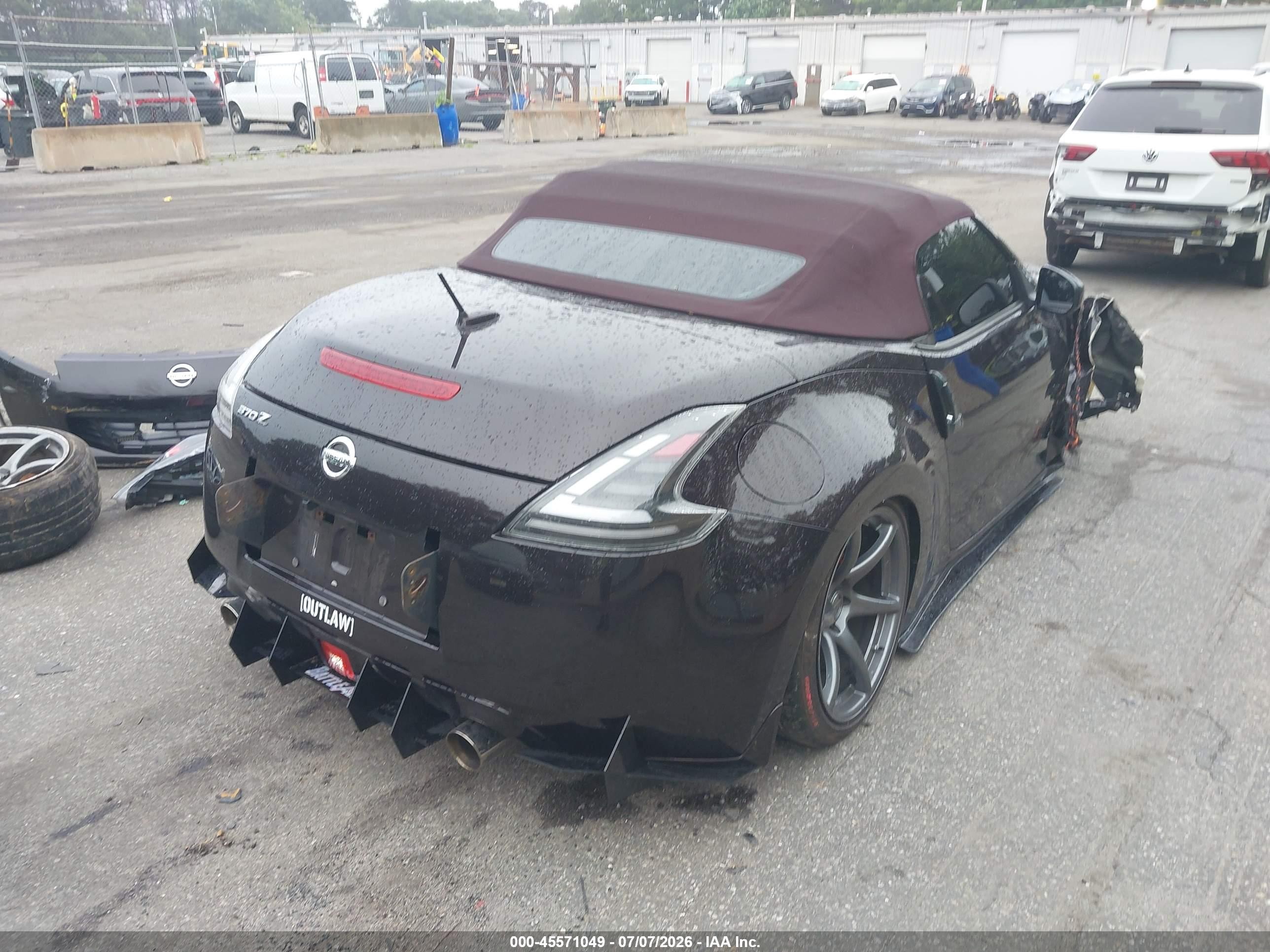 2013 Nissan 370z Touring Бордовый vin: JN1AZ4FH7DM790235