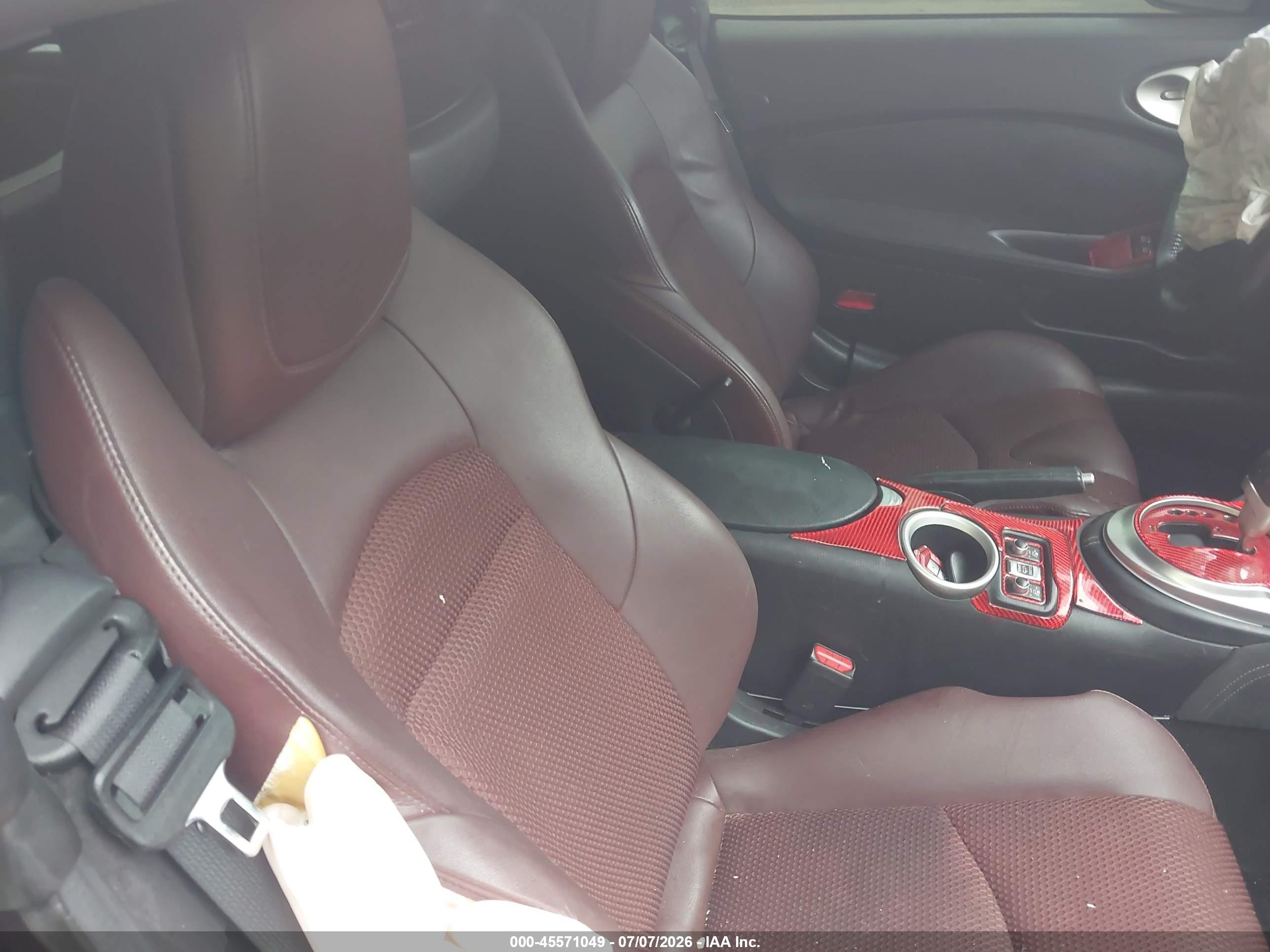 2013 Nissan 370z Touring Бордовый vin: JN1AZ4FH7DM790235