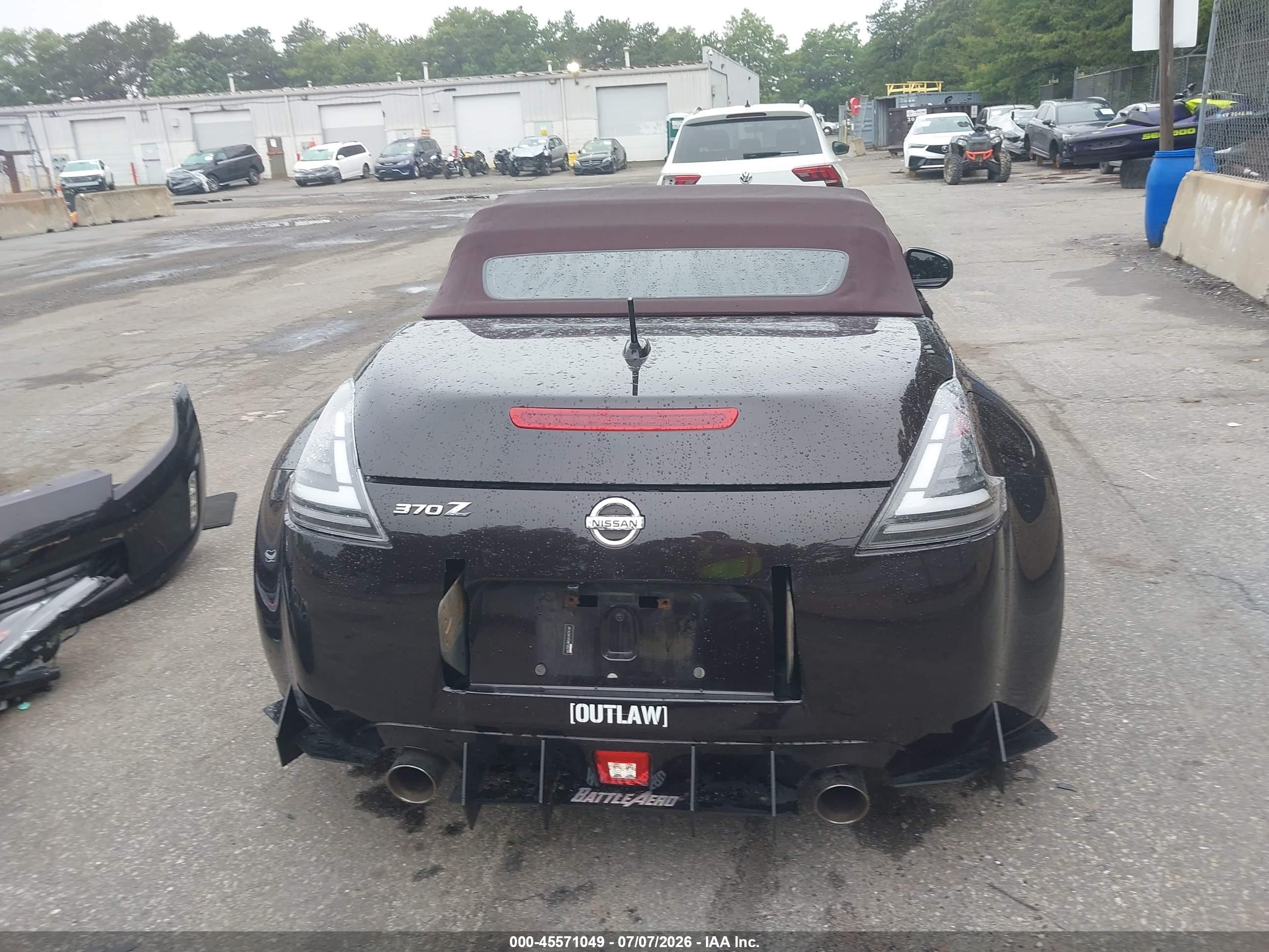 2013 Nissan 370z Touring Бордовый vin: JN1AZ4FH7DM790235