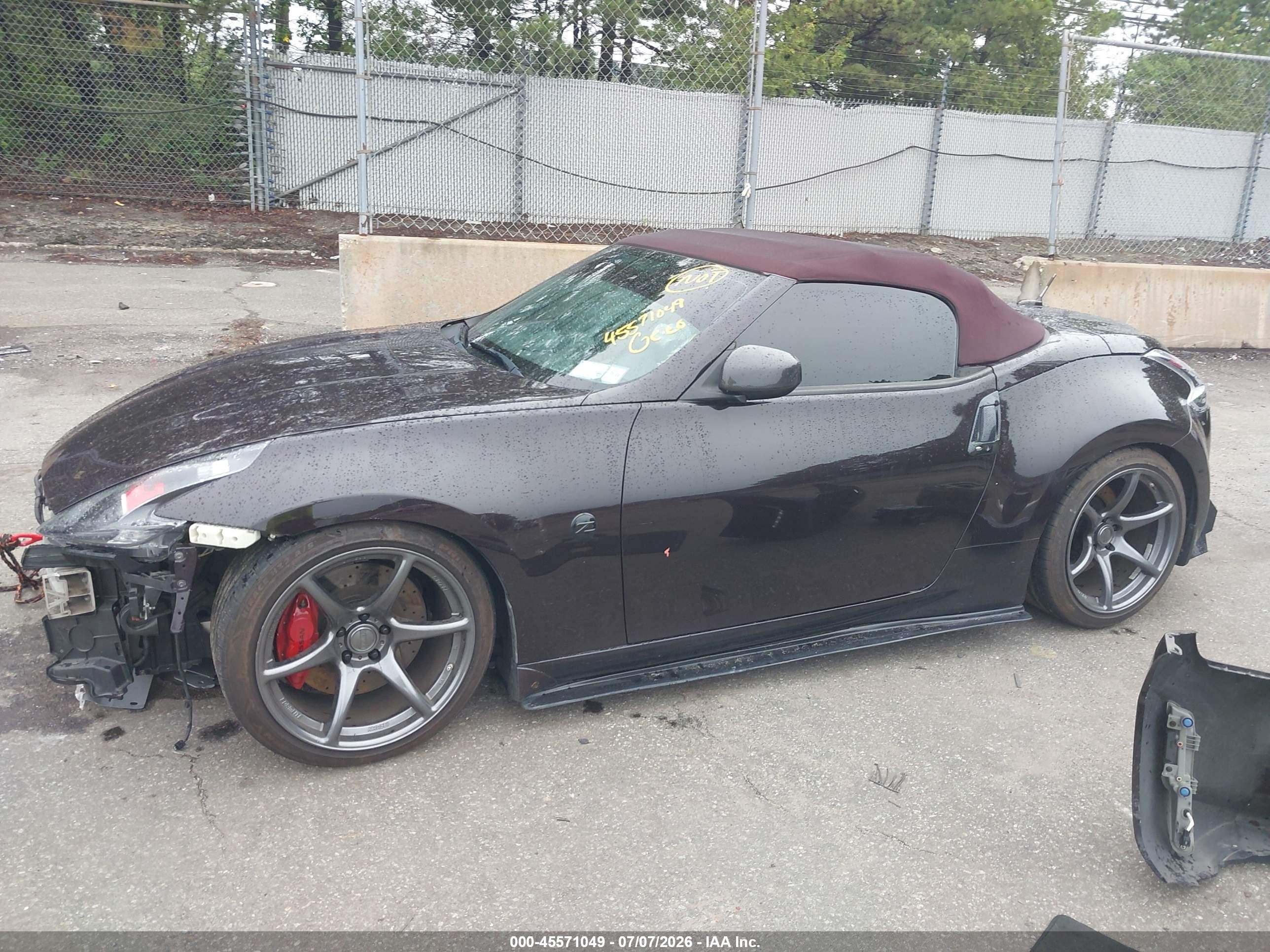 2013 Nissan 370z Touring Бордовый vin: JN1AZ4FH7DM790235