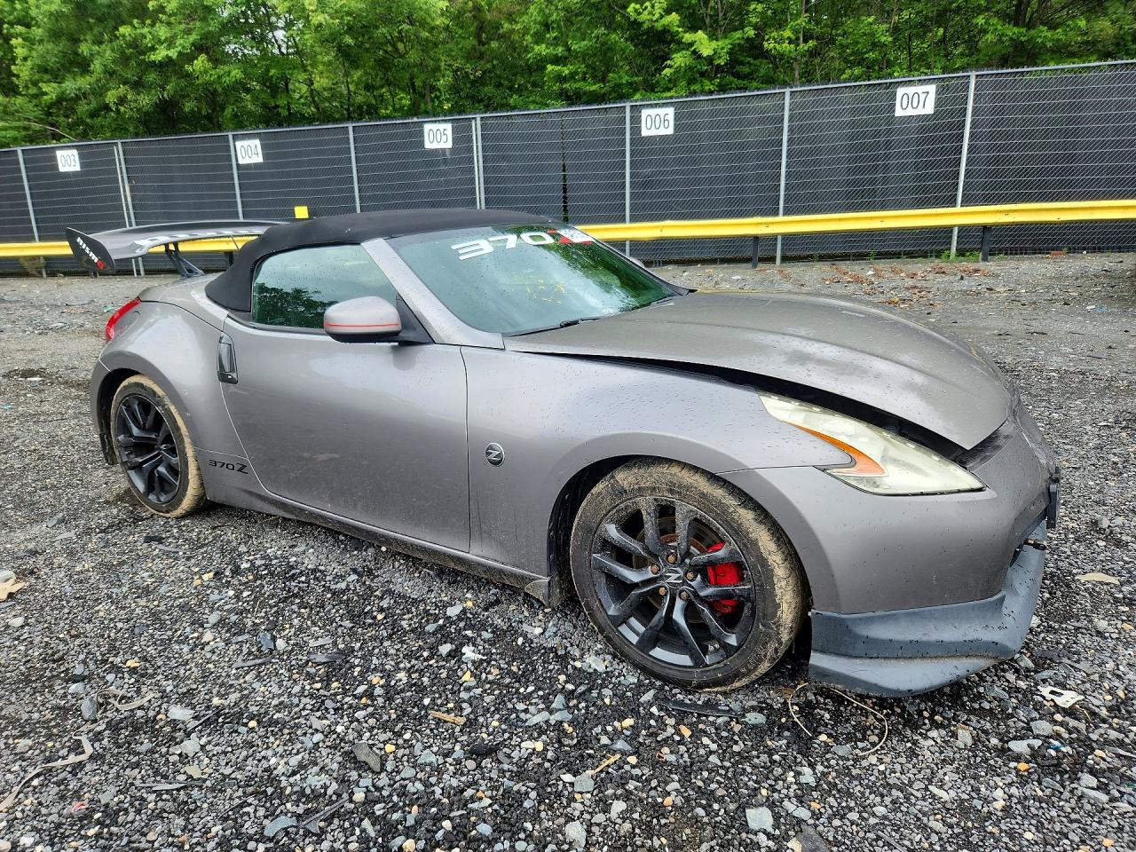 2010 Nissan 370z Roadster Gray vin: JN1AZ4FH8AM301580