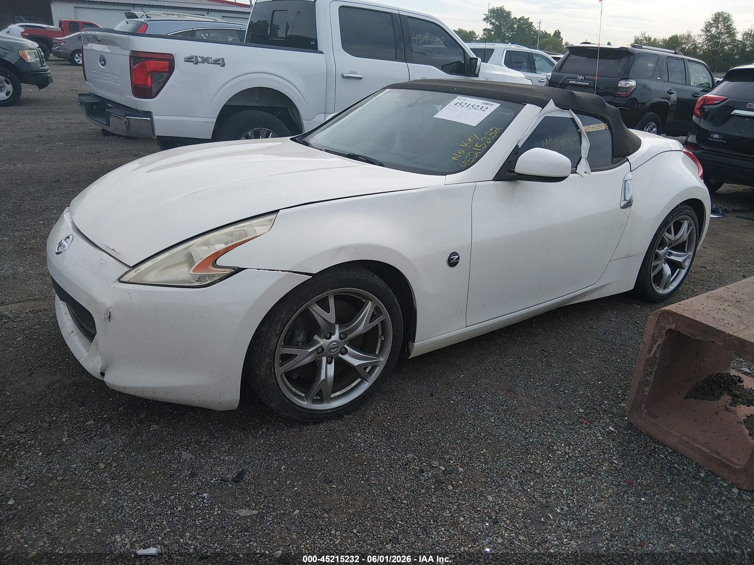 2010 Nissan 370z Touring White vin: JN1AZ4FH8AM302342