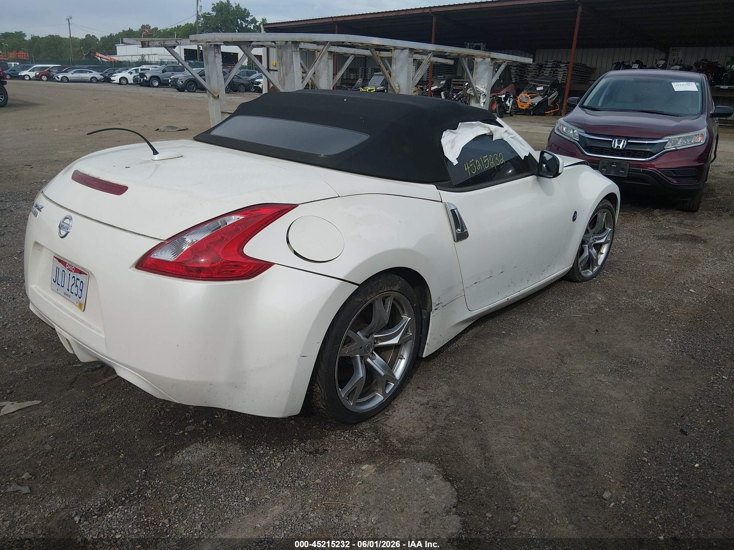2010 Nissan 370z Touring White vin: JN1AZ4FH8AM302342