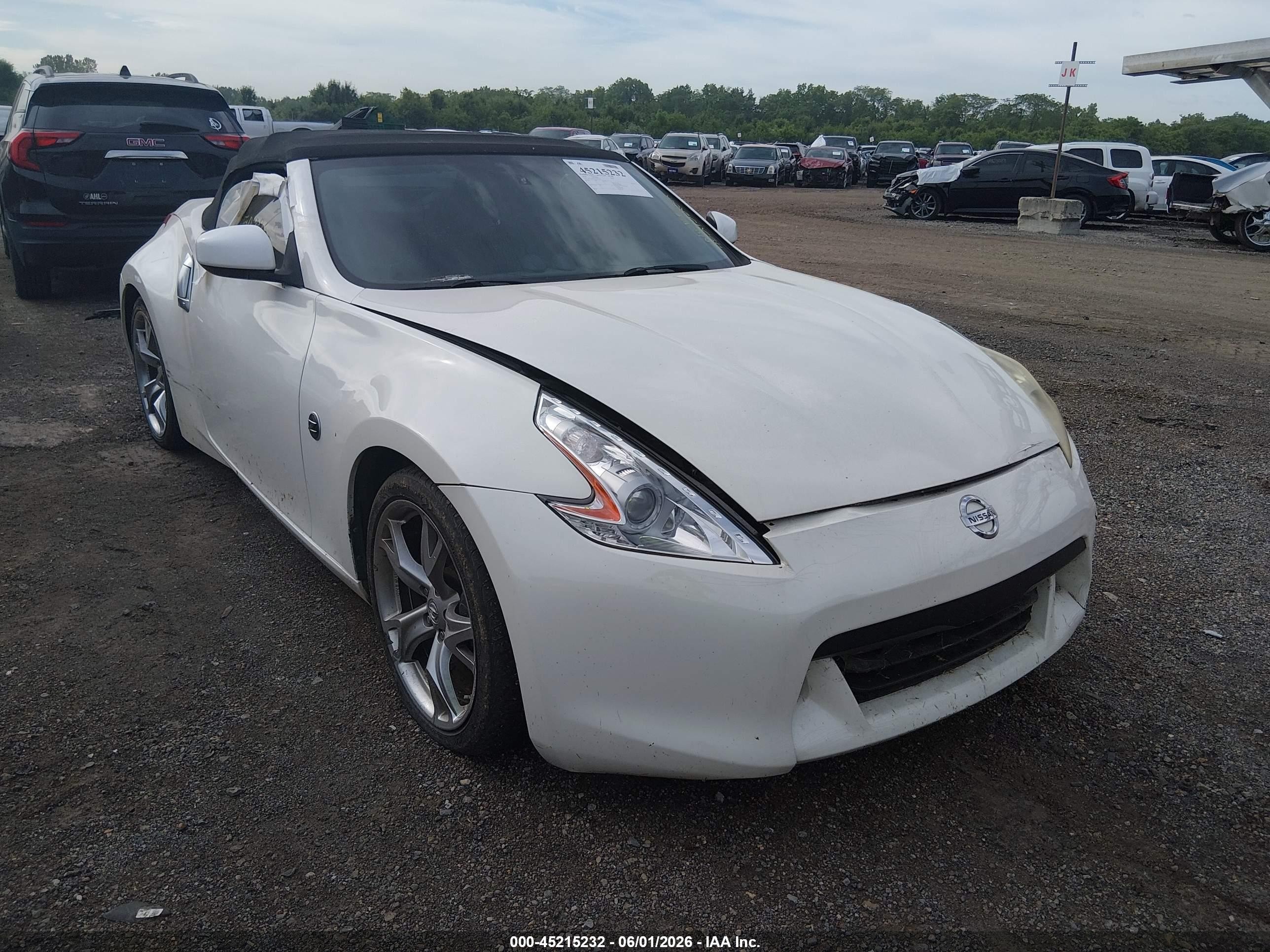 2010 Nissan 370z Touring White vin: JN1AZ4FH8AM302342