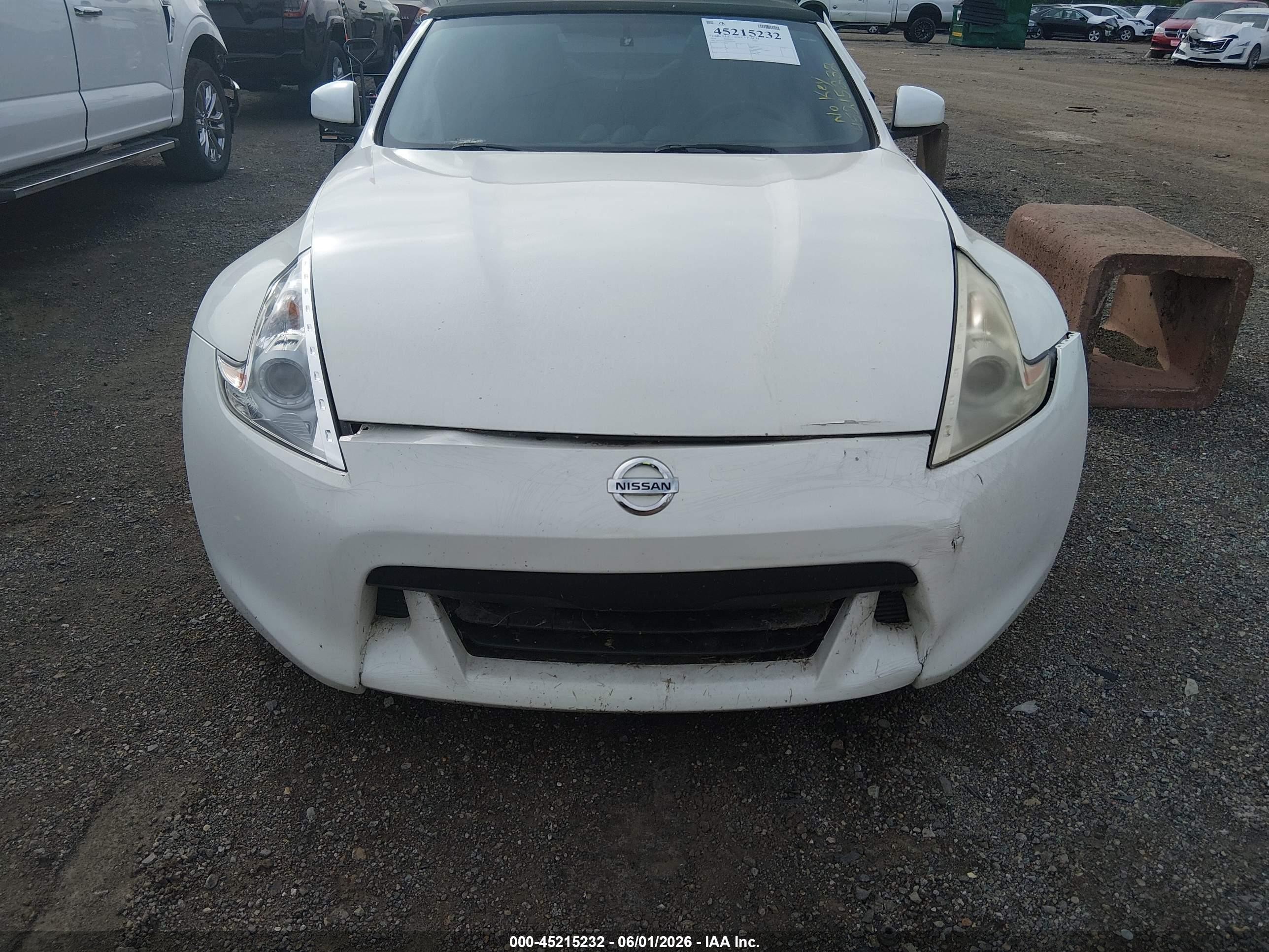 2010 Nissan 370z Touring White vin: JN1AZ4FH8AM302342