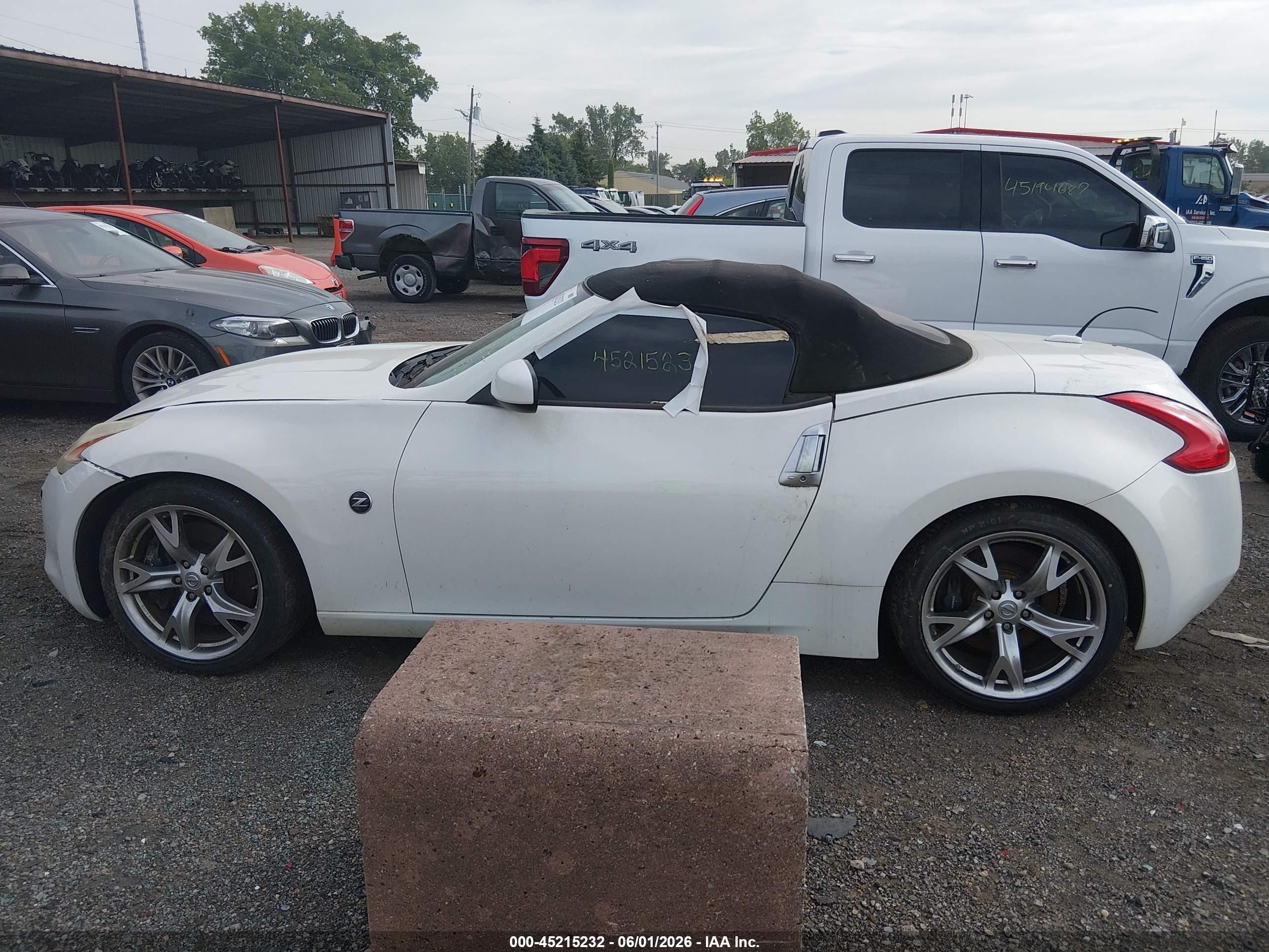 2010 Nissan 370z Touring White vin: JN1AZ4FH8AM302342
