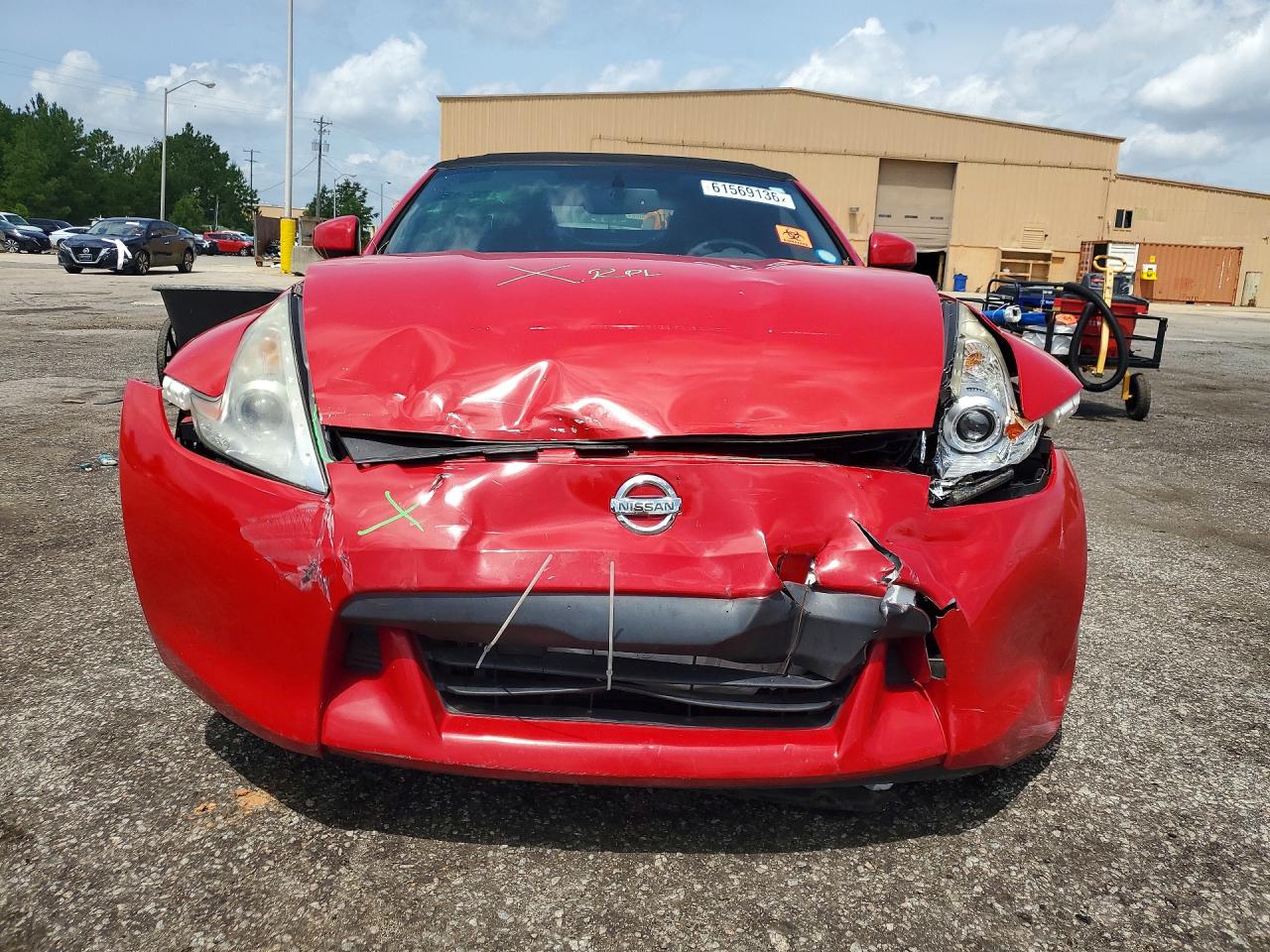 2010 Nissan 370z Roadster Красный vin: JN1AZ4FH9AM304407
