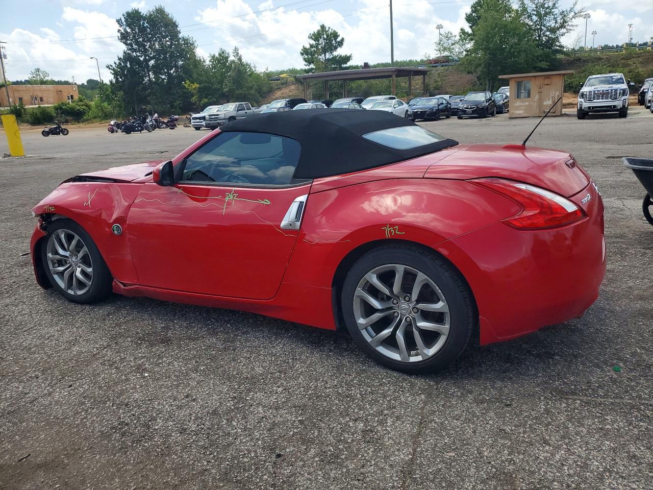 2010 Nissan 370z Roadster Красный vin: JN1AZ4FH9AM304407
