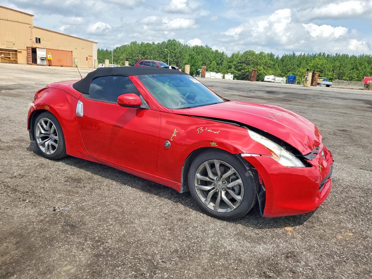 2010 Nissan 370z Roadster Красный vin: JN1AZ4FH9AM304407