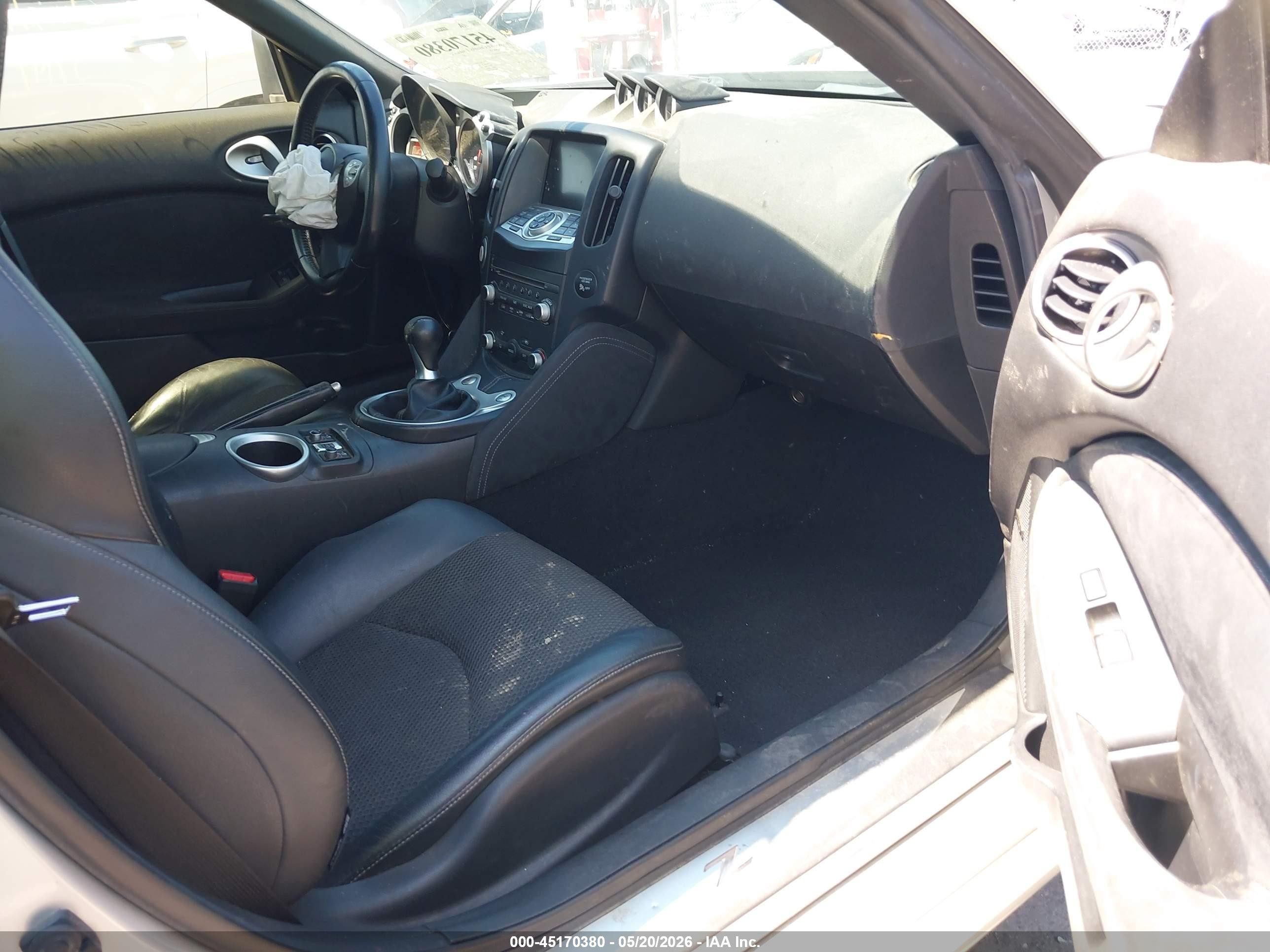 2010 Nissan 370z Touring Silver vin: JN1AZ4FHXAM301838
