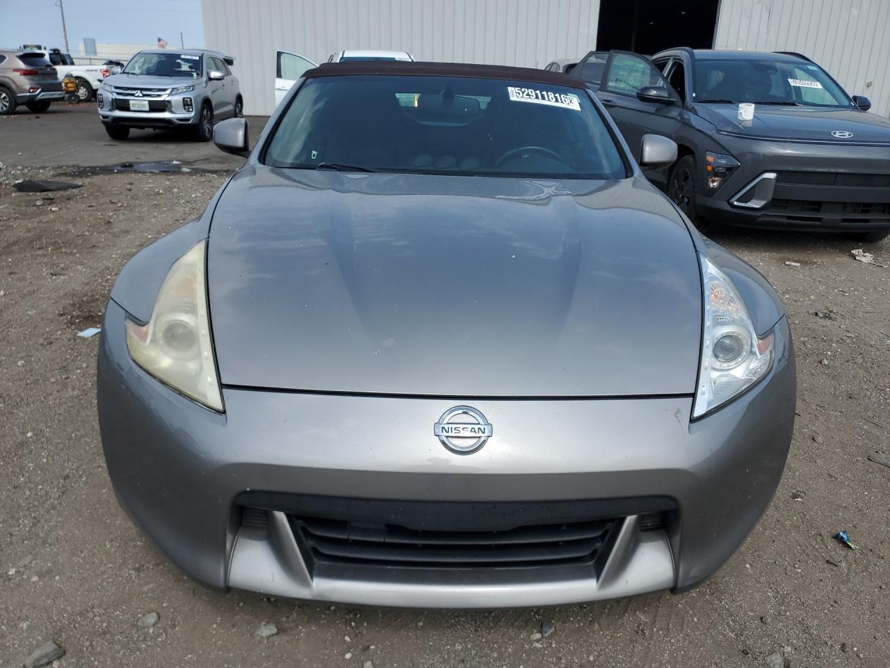 2010 Nissan 370z Roadster Gray vin: JN1AZ4FHXAM303850 Damage: Hood, Chipped, 4