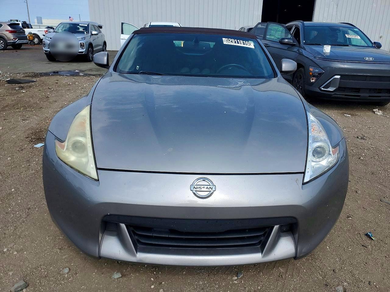 2010 Nissan 370z Roadster Gray vin: JN1AZ4FHXAM303850