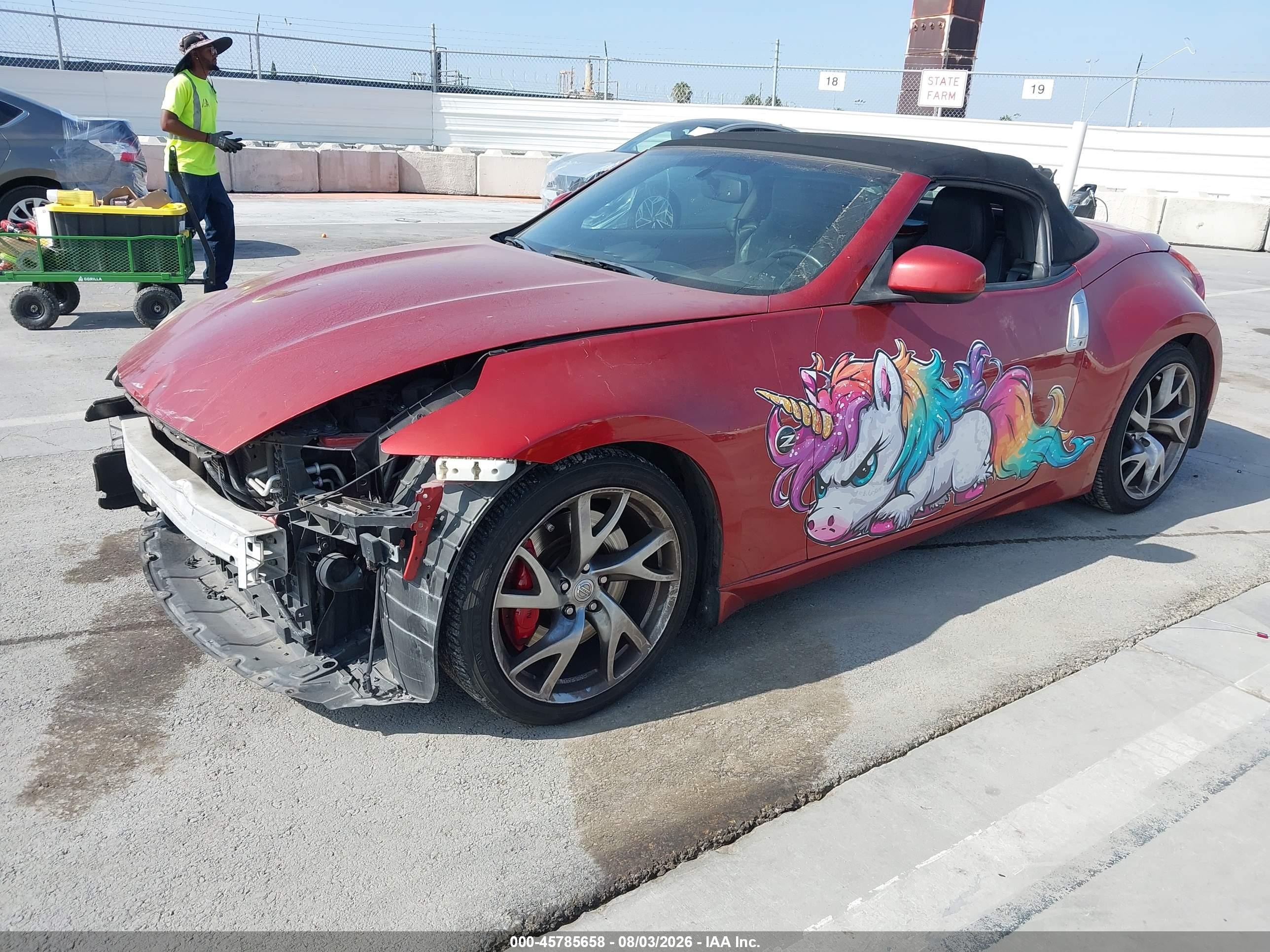 2013 Nissan 370z Touring Orange vin: JN1AZ4FHXDM790097