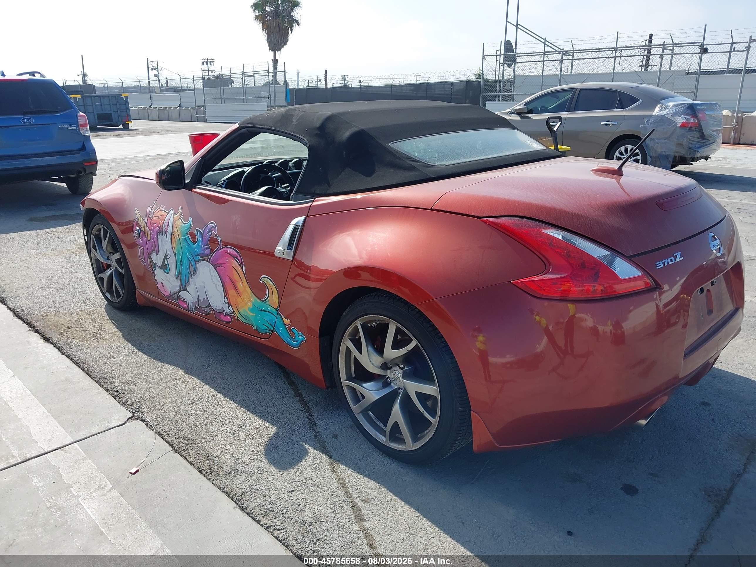 2013 Nissan 370z Touring Orange vin: JN1AZ4FHXDM790097