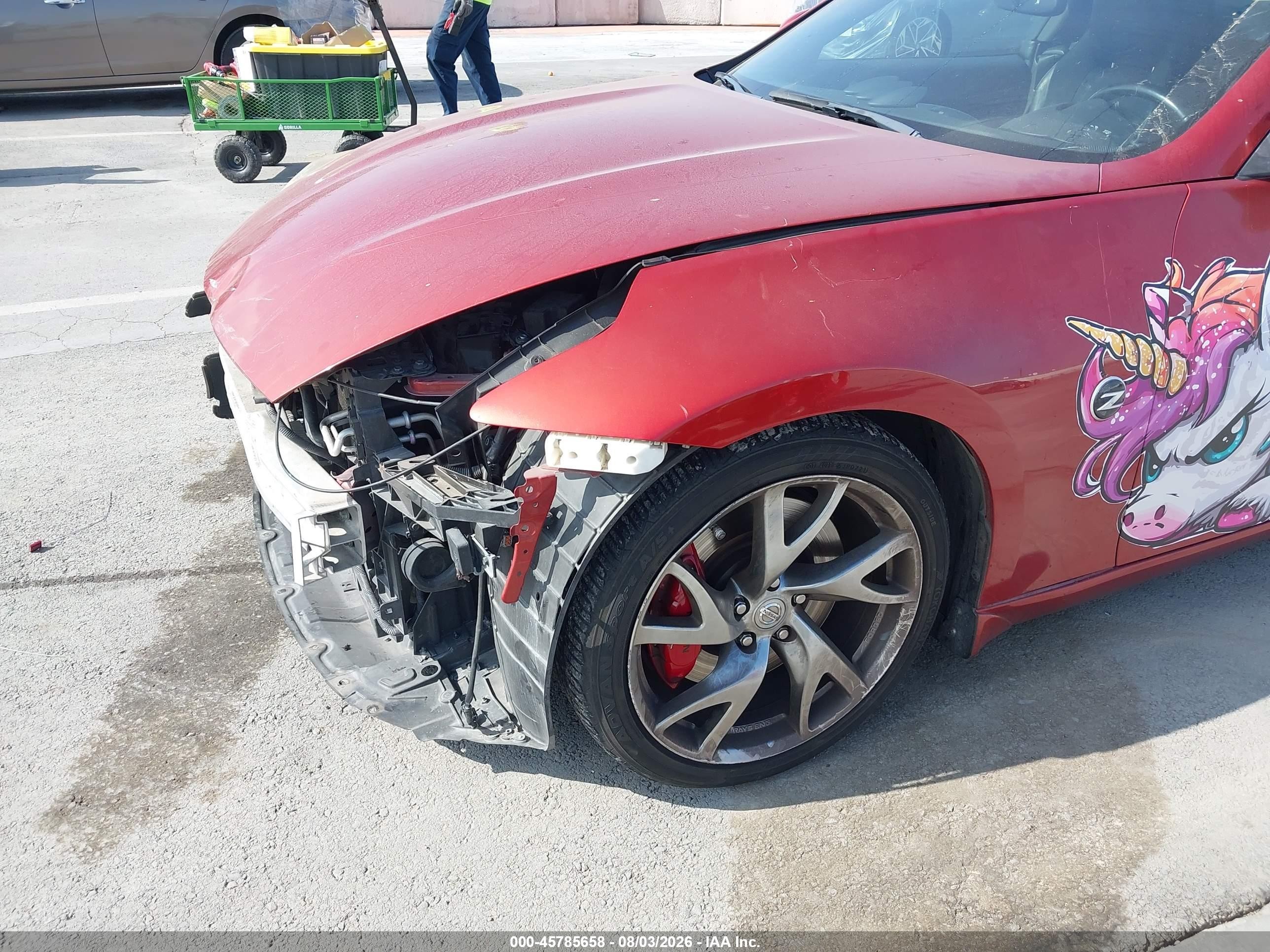 2013 Nissan 370z Touring Orange vin: JN1AZ4FHXDM790097