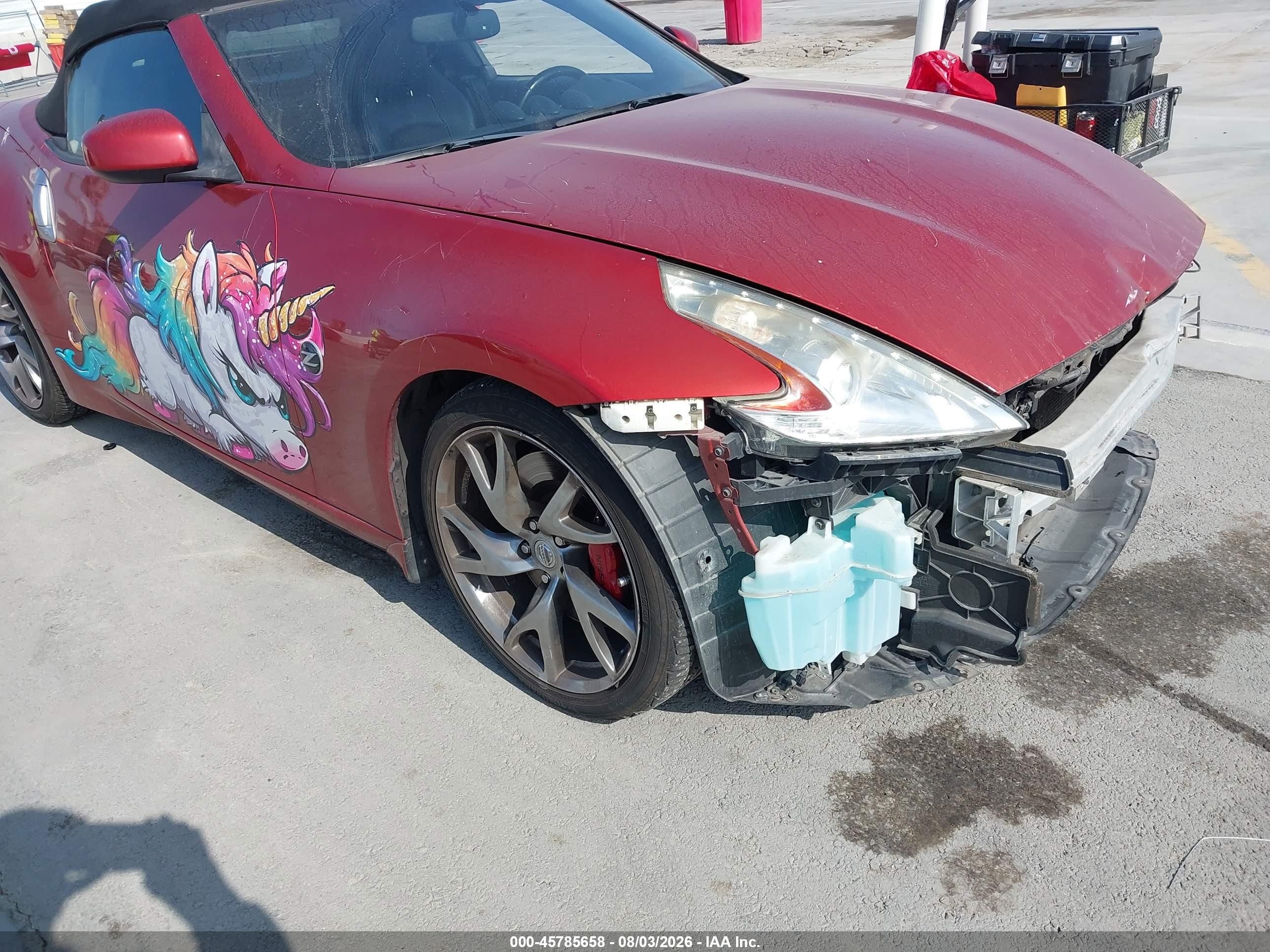 2013 Nissan 370z Touring Orange vin: JN1AZ4FHXDM790097