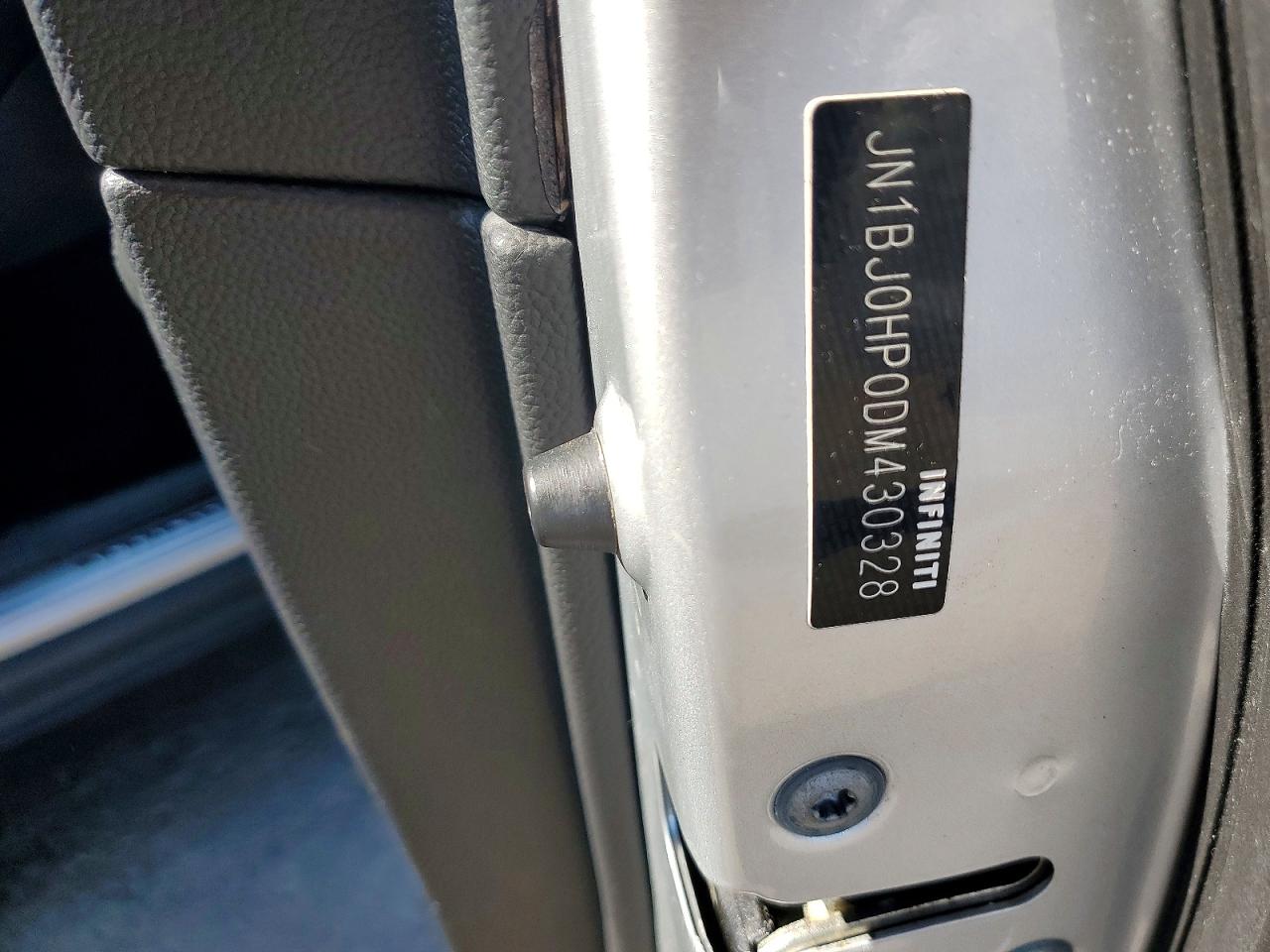 2013 Infiniti Ex37 Base Silver vin: JN1BJ0HP0DM430328