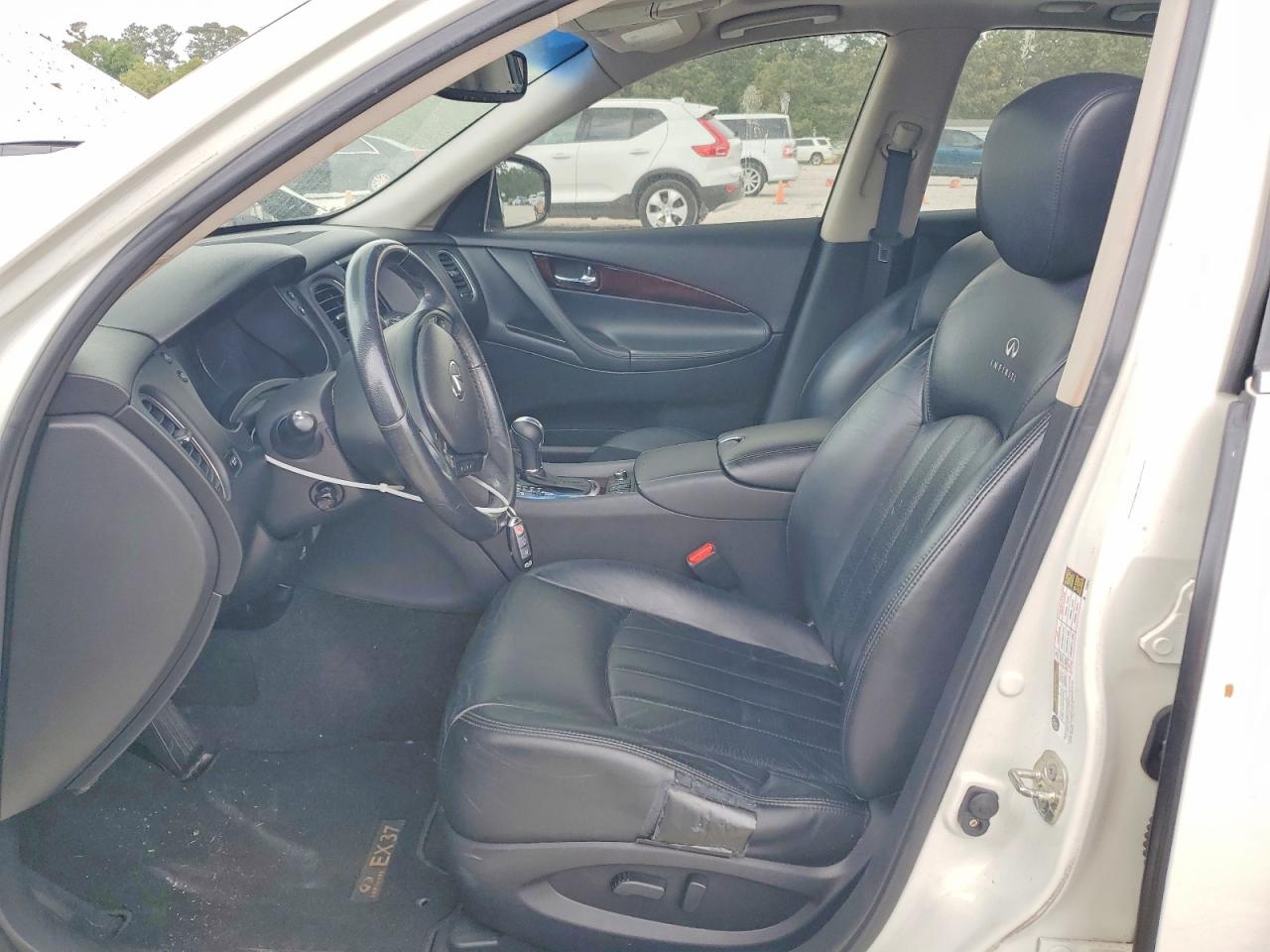 2013 Infiniti Ex37 Base White vin: JN1BJ0HP1DM430242