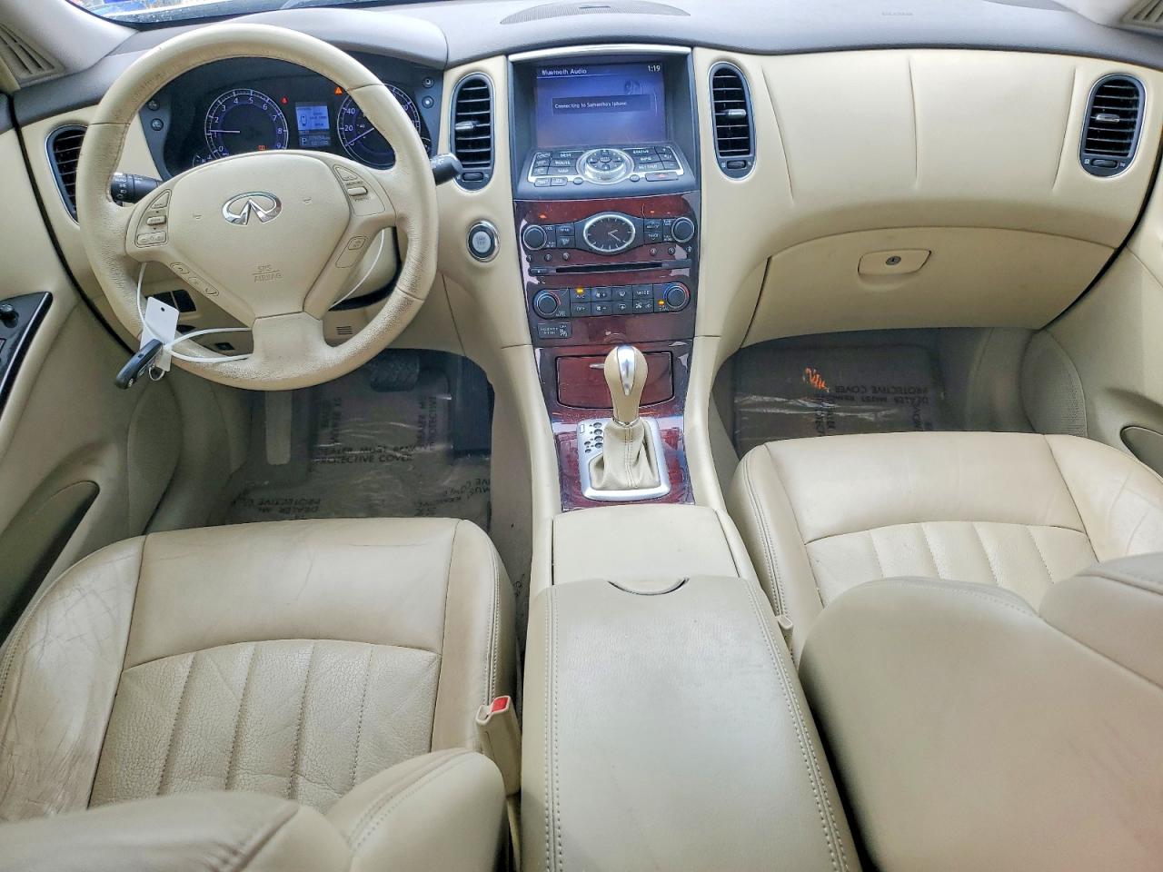 2015 Infiniti Qx50 White vin: JN1BJ0HP1FM730091
