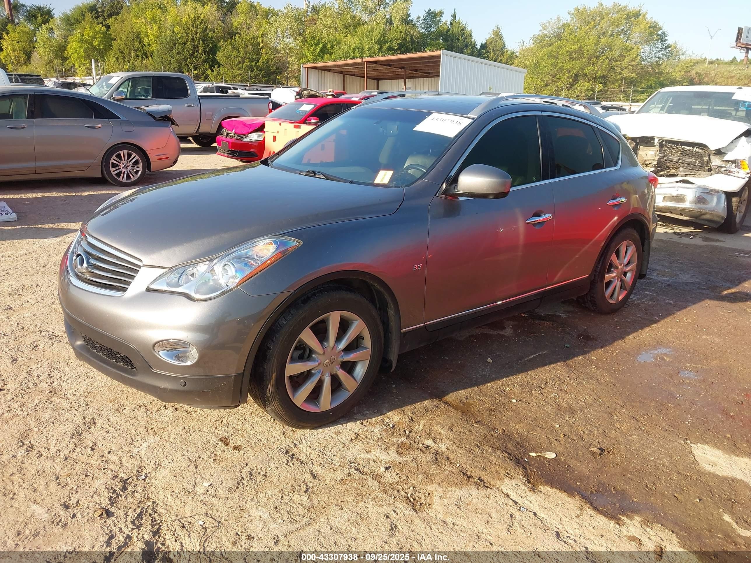 2015 Infiniti Qx50 Journey Серый vin: JN1BJ0HP1FM730690