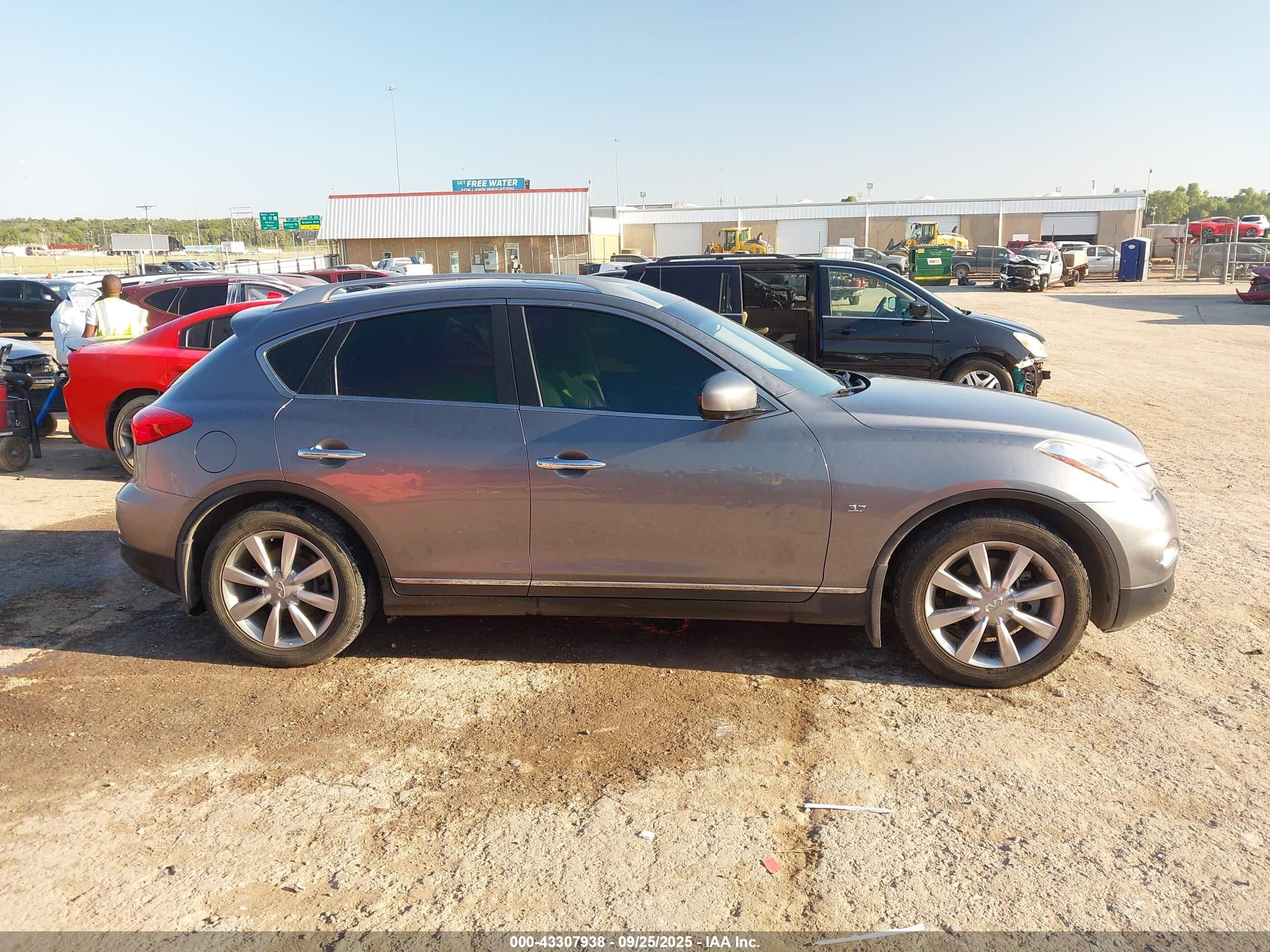 2015 Infiniti Qx50 Journey Серый vin: JN1BJ0HP1FM730690