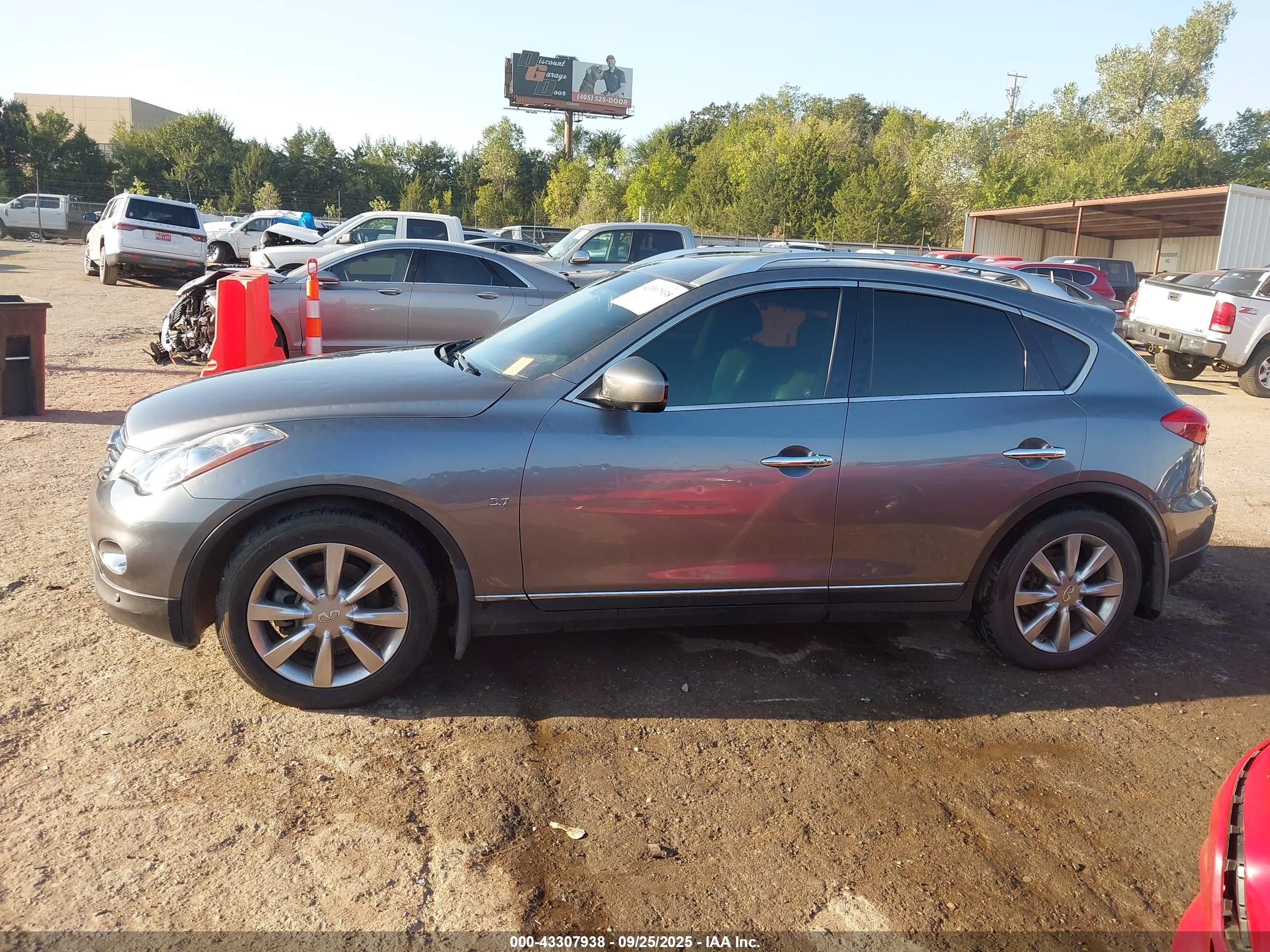 2015 Infiniti Qx50 Journey Серый vin: JN1BJ0HP1FM730690