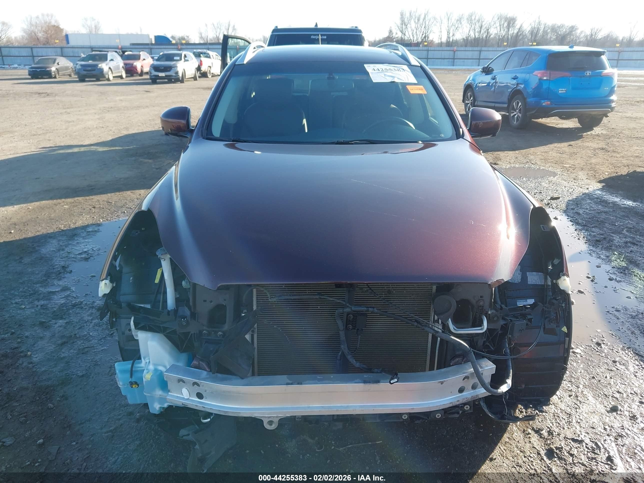 2015 Infiniti Qx50 Journey Red vin: JN1BJ0HP1FM730897