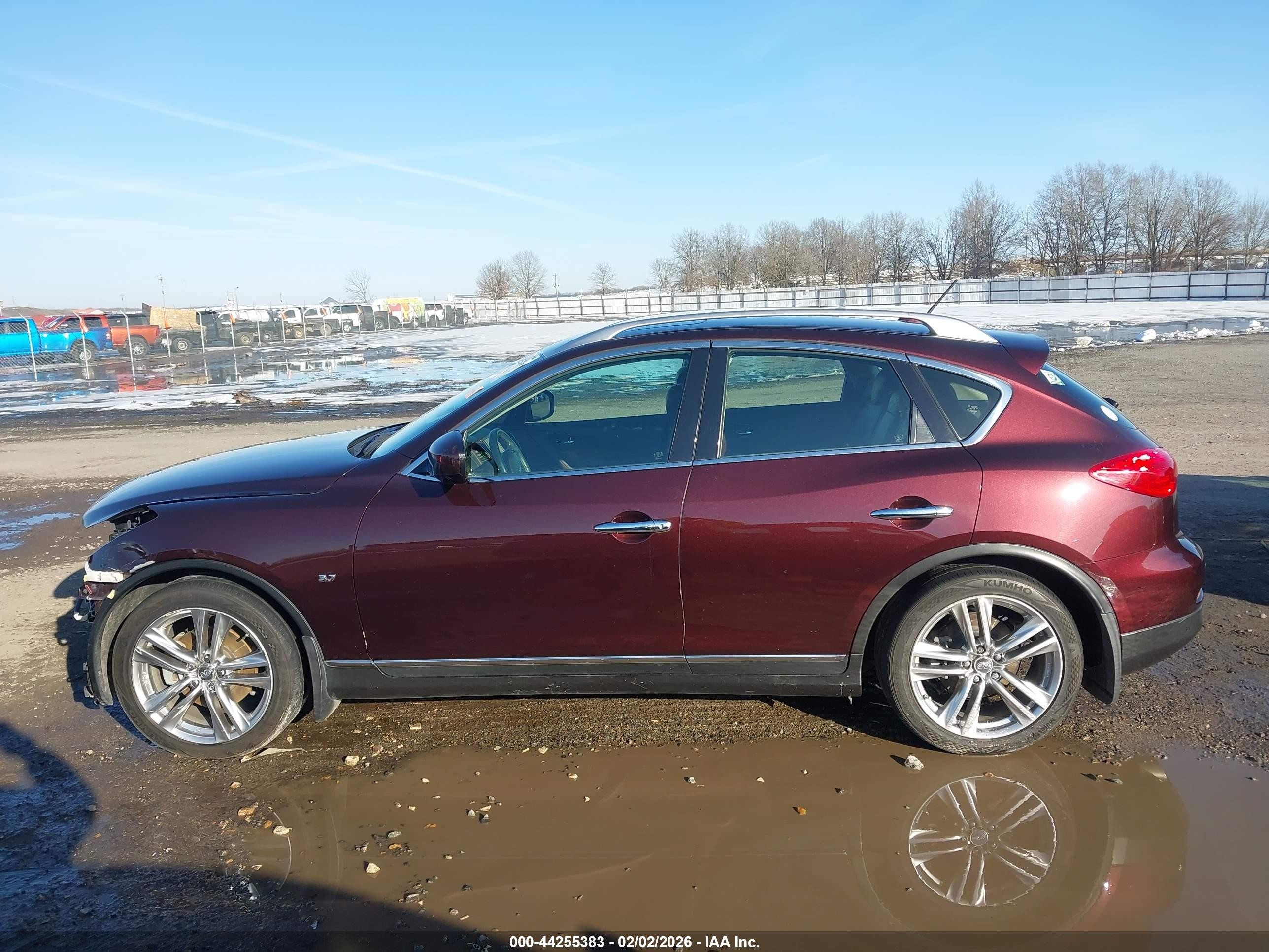 2015 Infiniti Qx50 Journey Red vin: JN1BJ0HP1FM730897