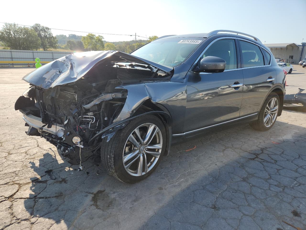 2015 Infiniti Qx50 Gray vin: JN1BJ0HP2FM731220