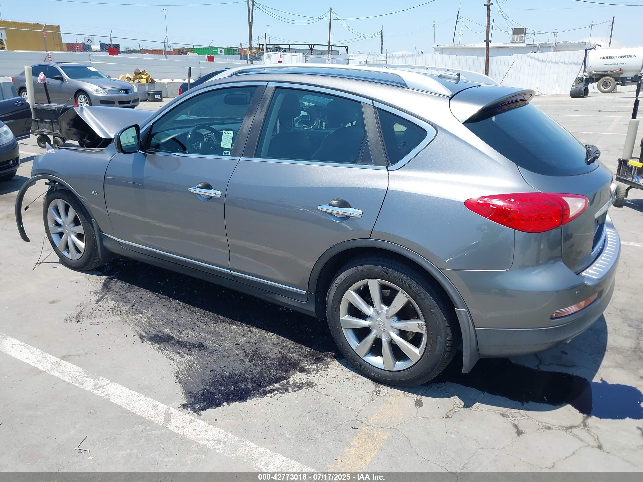 2015 Infiniti Qx50 Journey Серый vin: JN1BJ0HP3FM730951