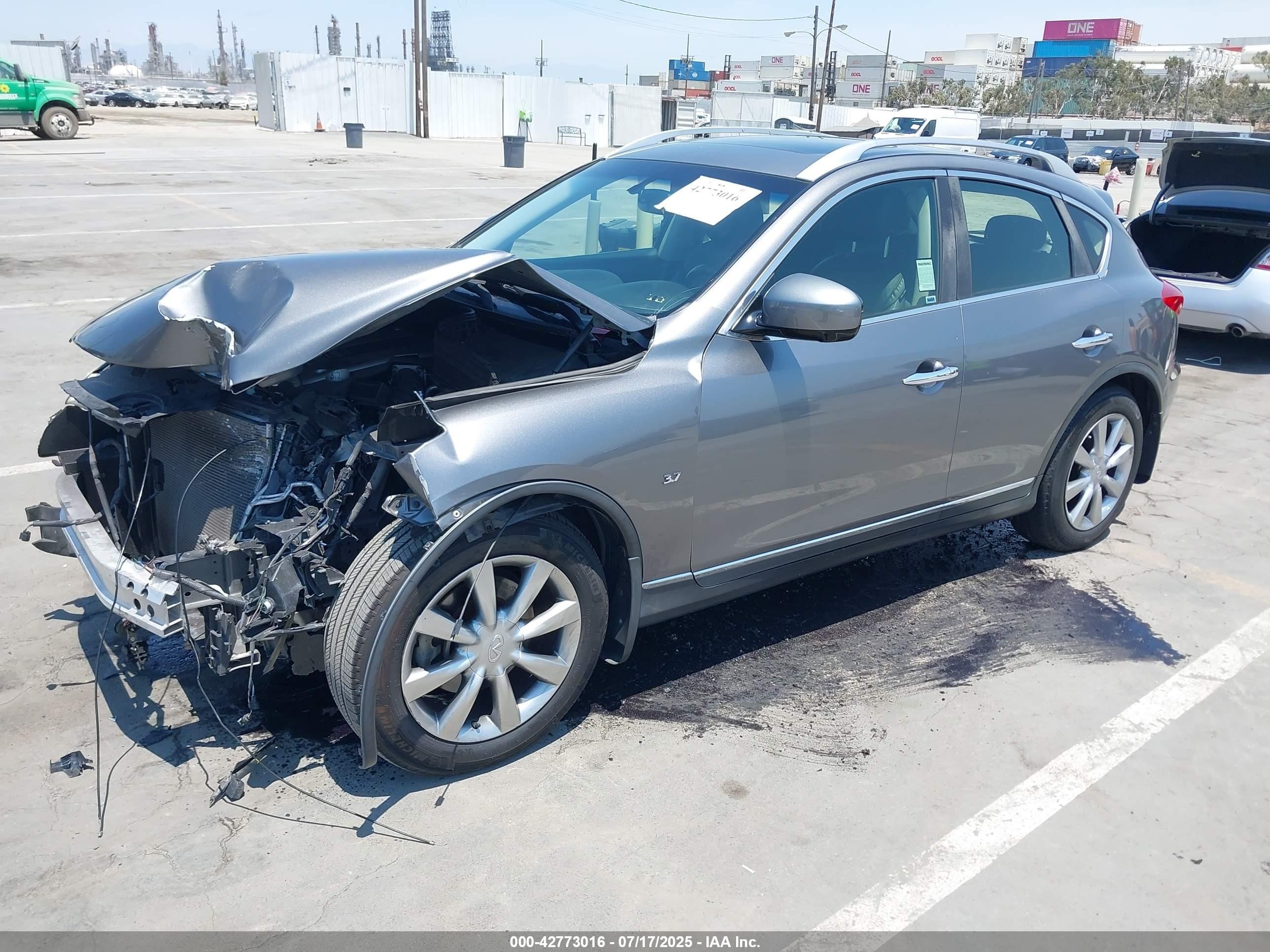 2015 Infiniti Qx50 Journey Серый vin: JN1BJ0HP3FM730951