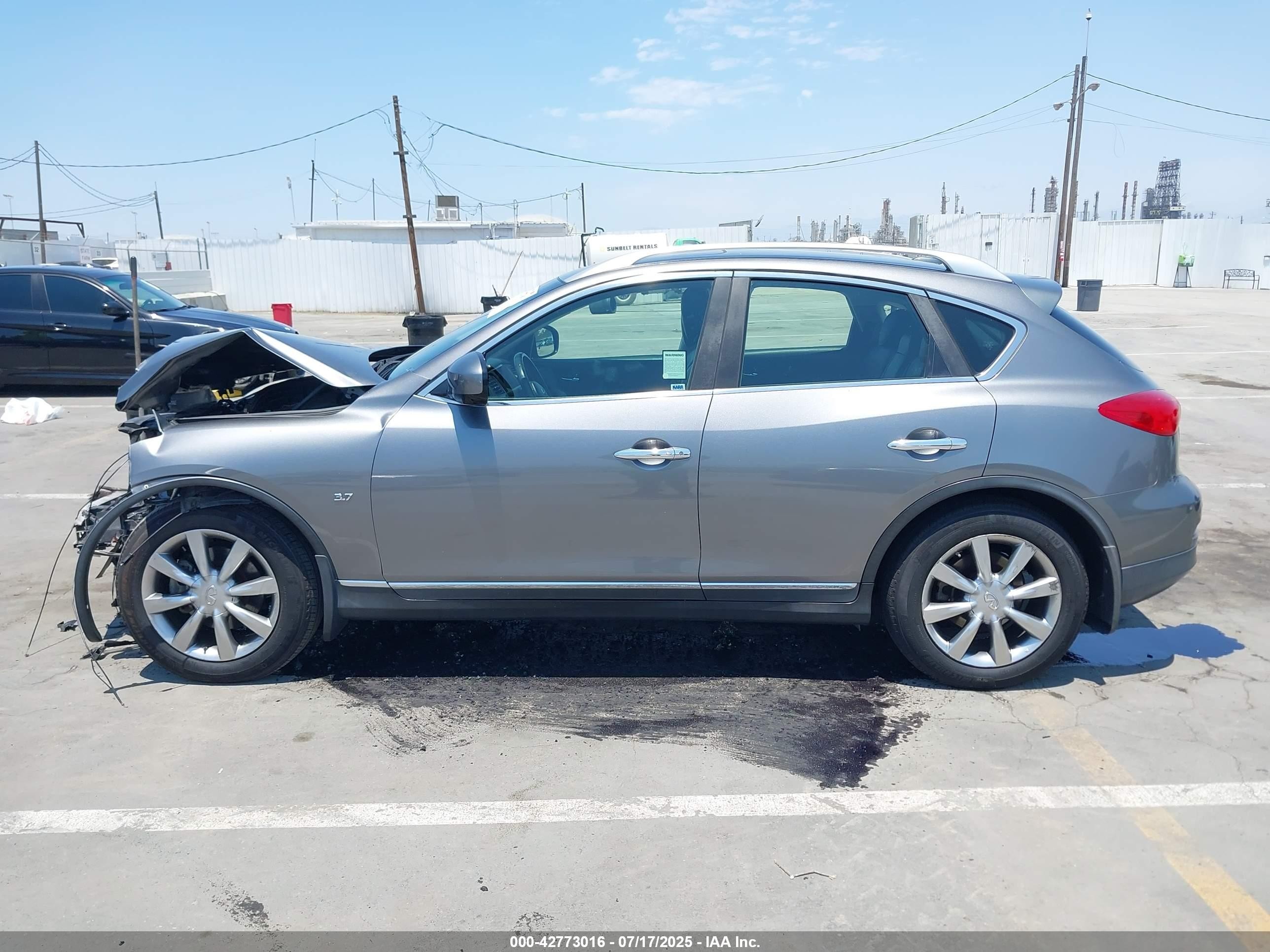 2015 Infiniti Qx50 Journey Серый vin: JN1BJ0HP3FM730951